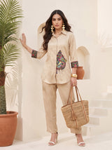 Beige Naira Co-ord Set