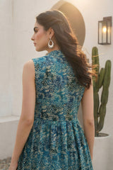 Teal Myra Dress