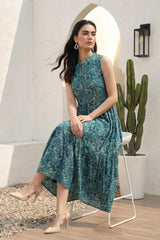 Teal Myra Dress