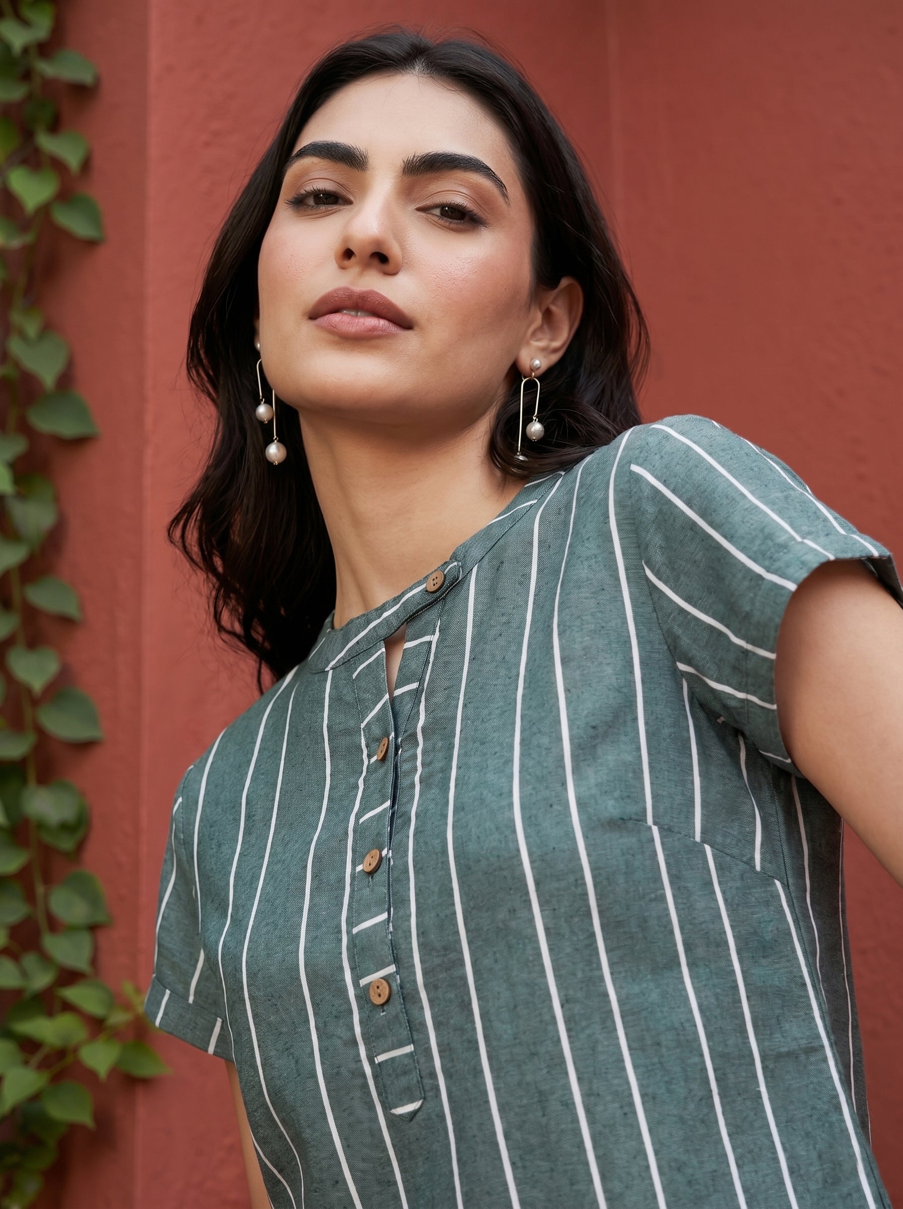 Teal Shanaya Top