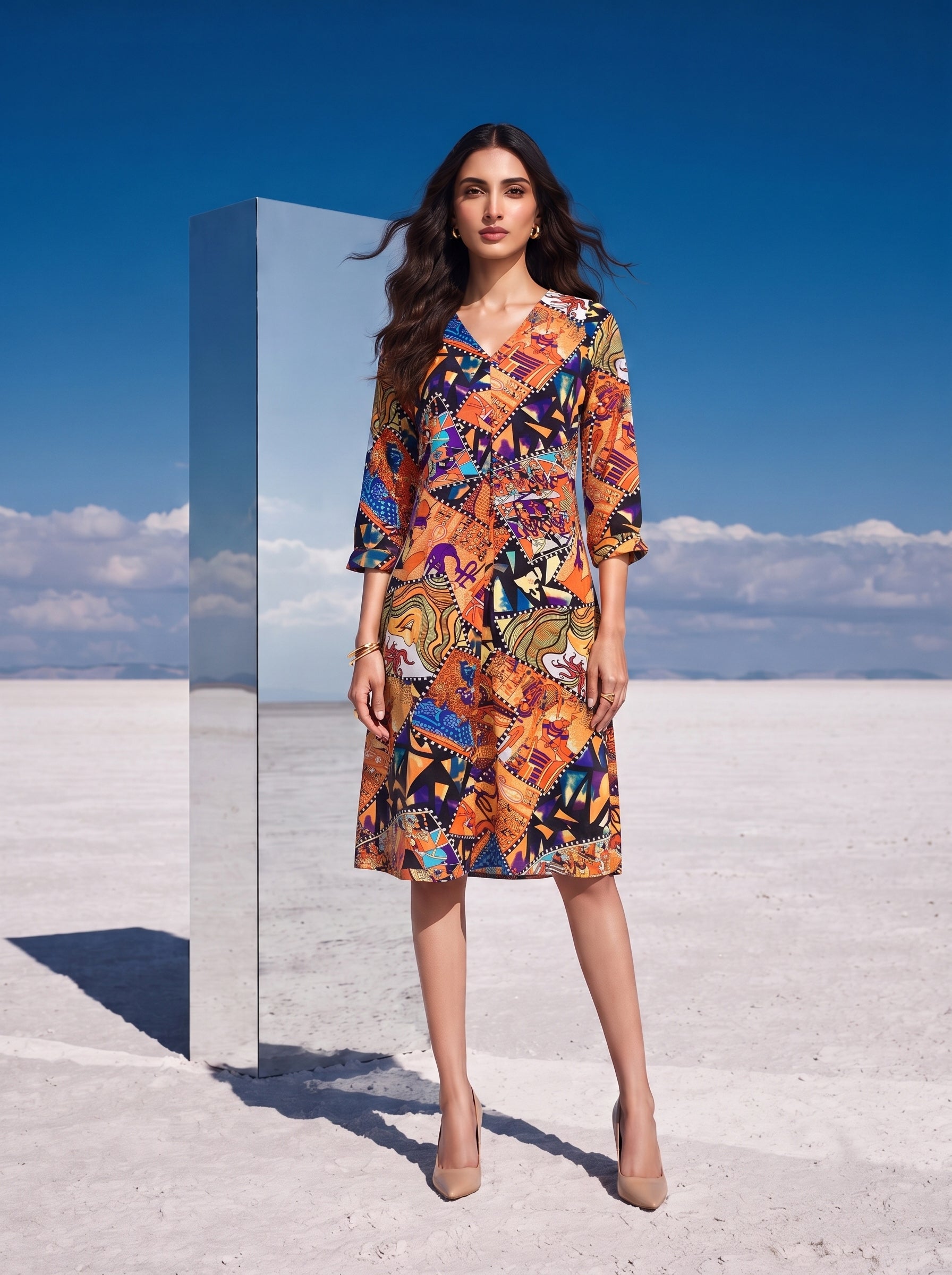 Maximalist Multicolor Dress