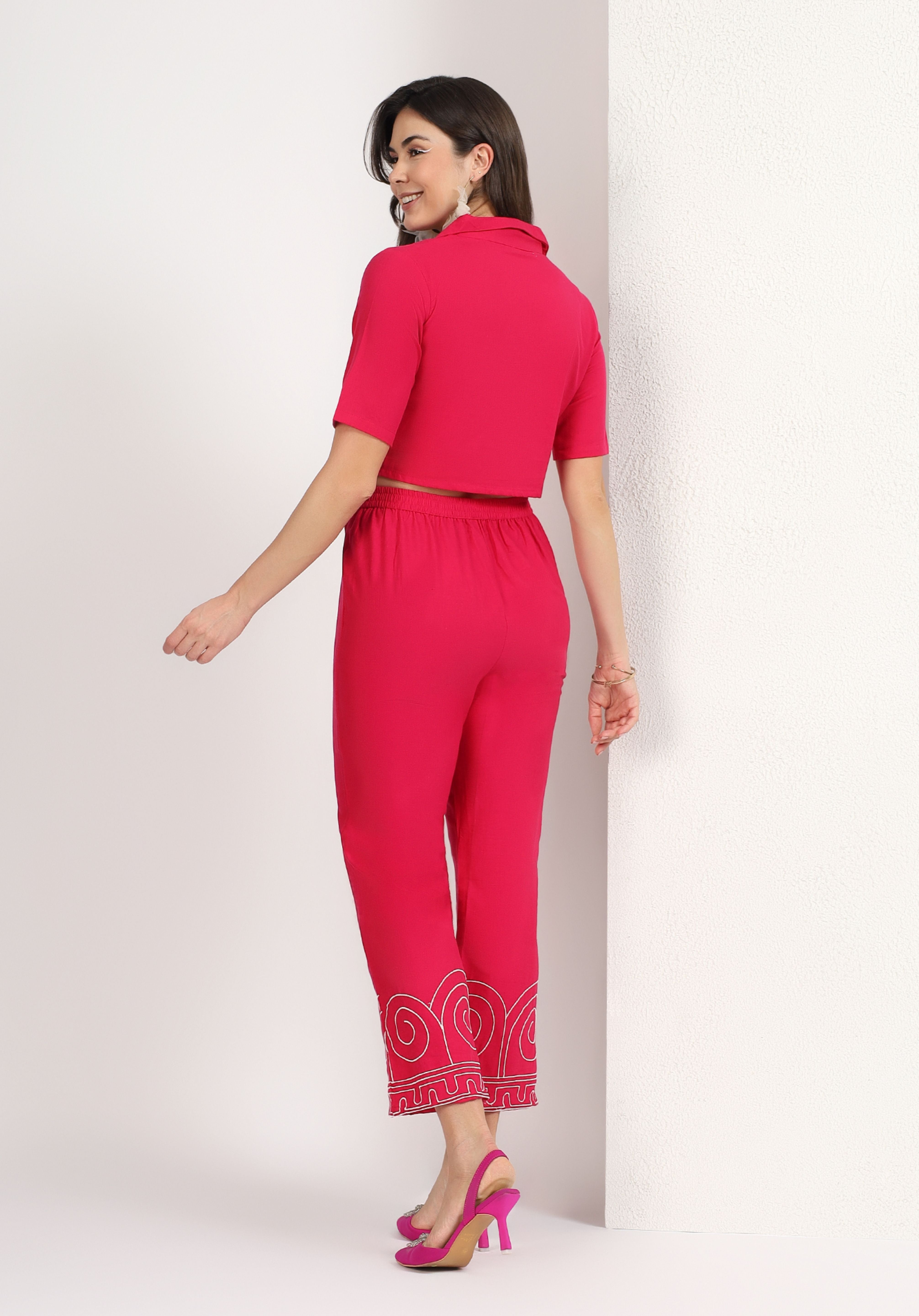 Pink Advika Cord Set