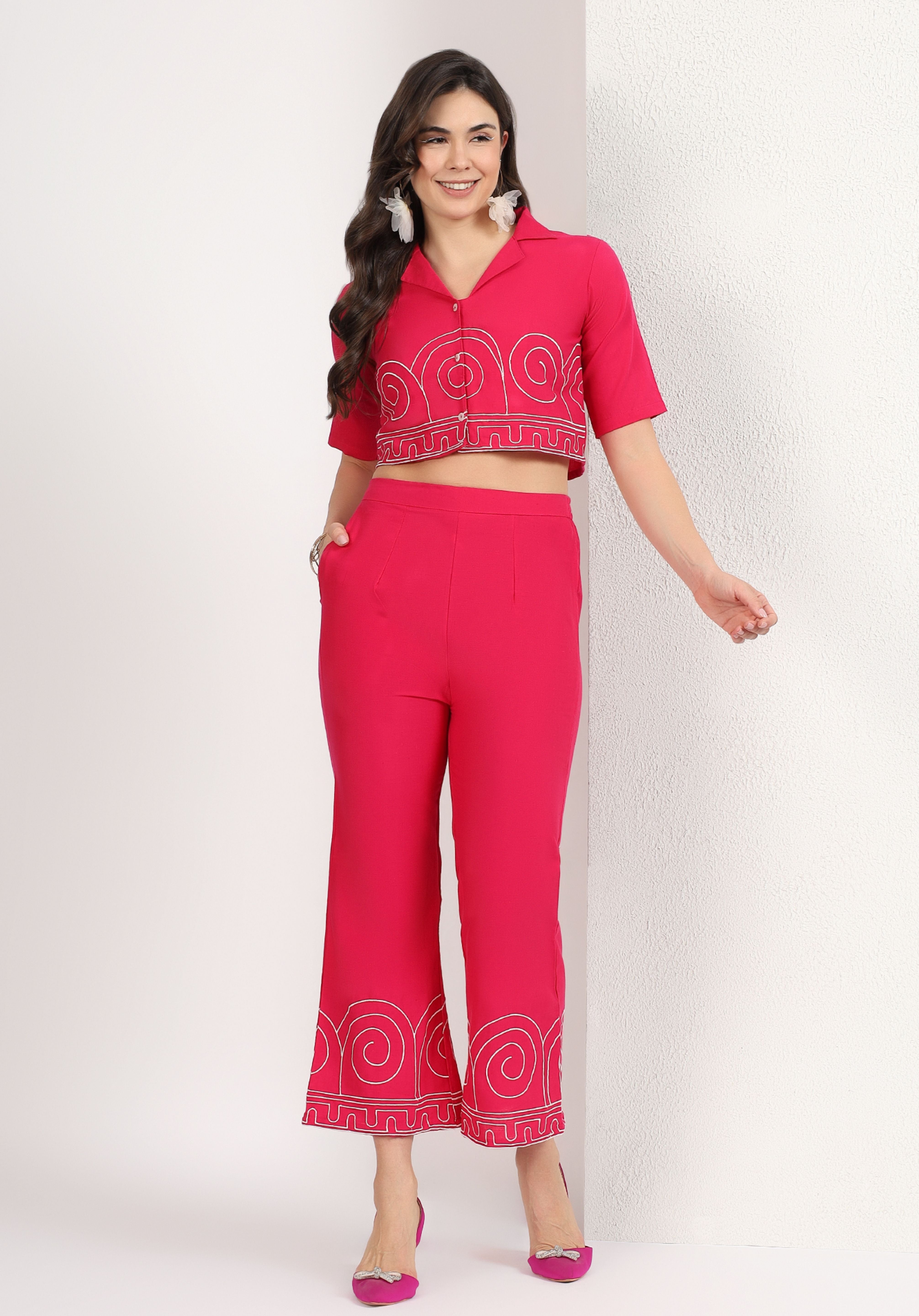 Pink Advika Cord Set