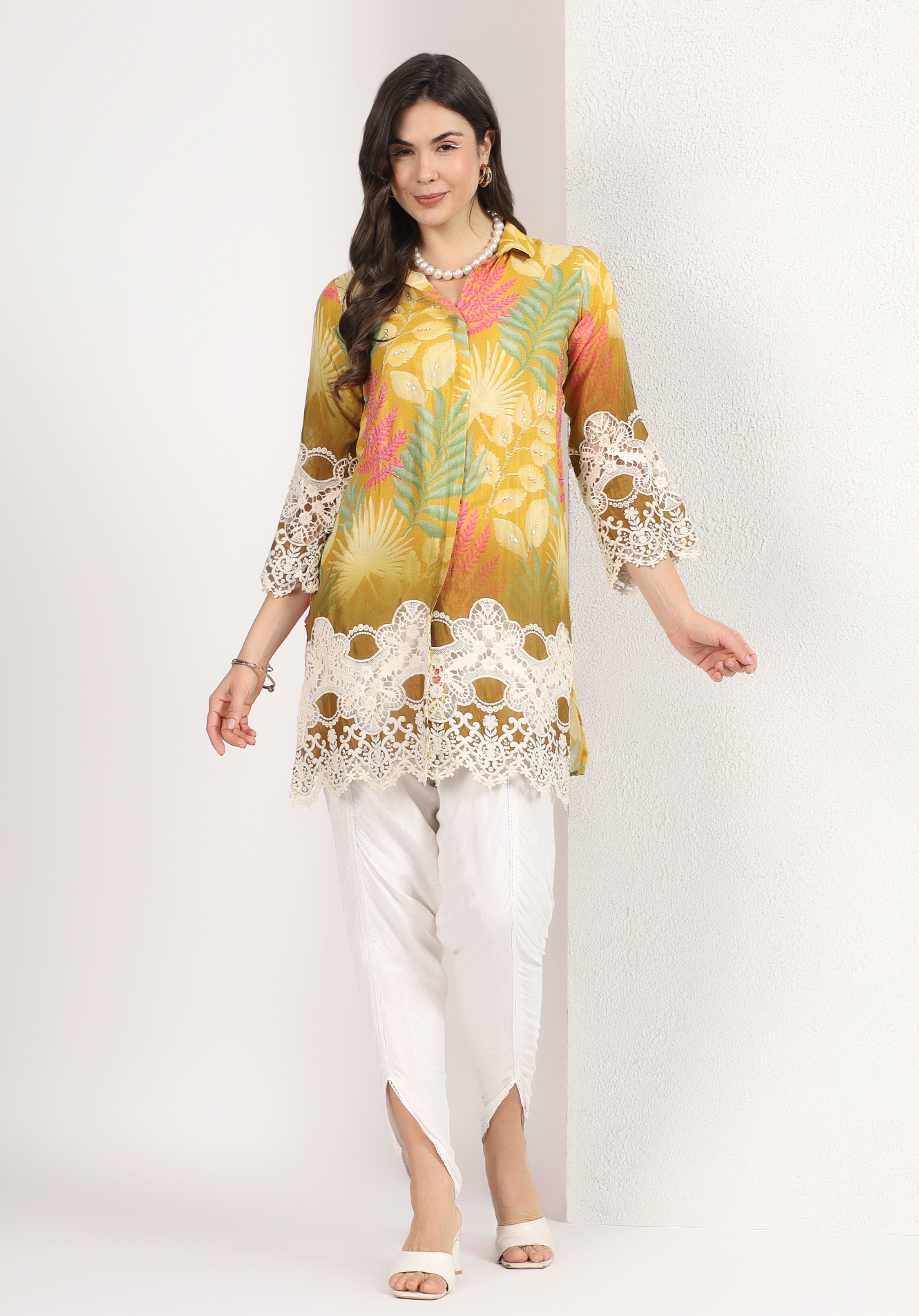 Mustard Tarini Kurta Set