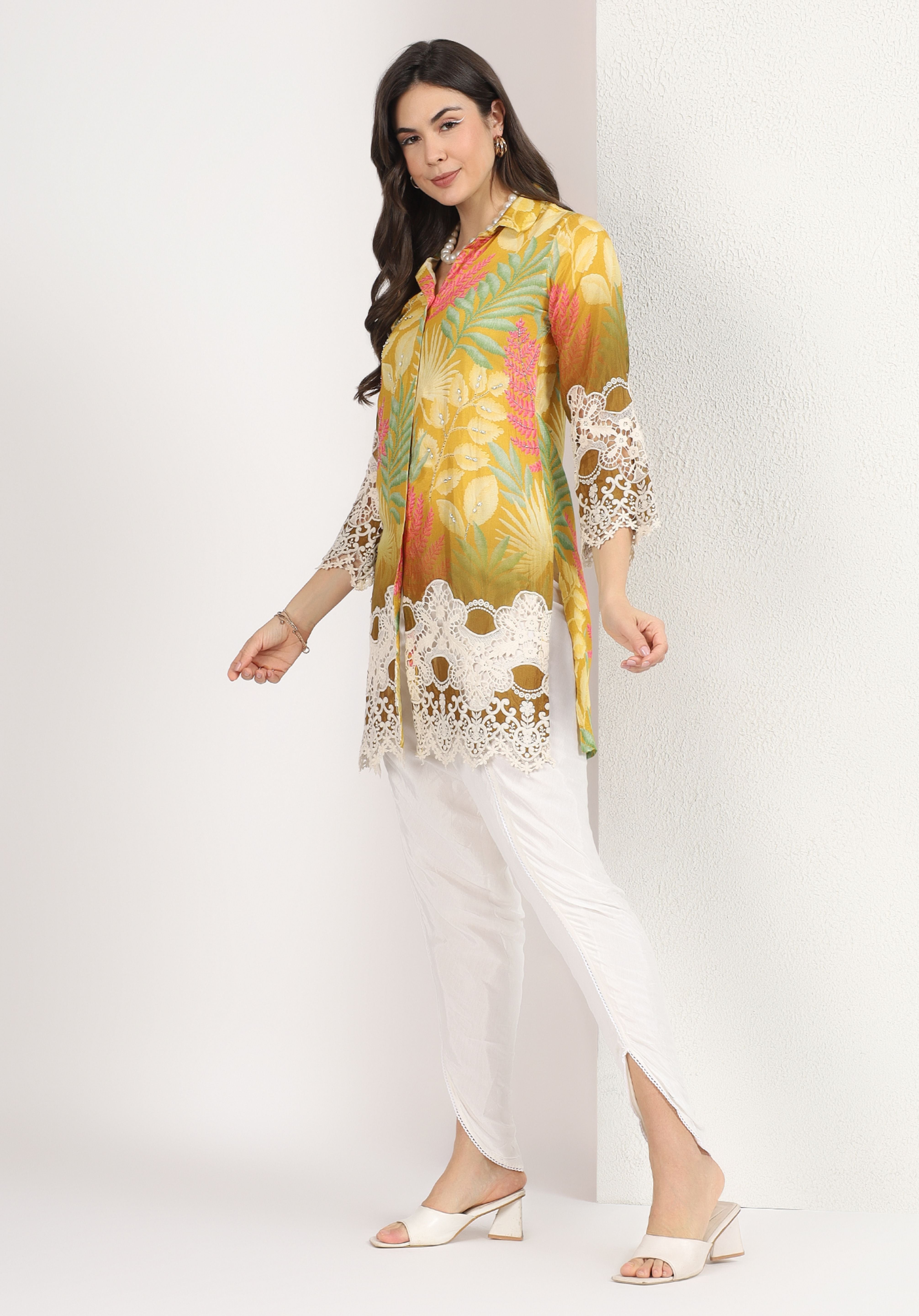 Mustard Tarini Kurta Set