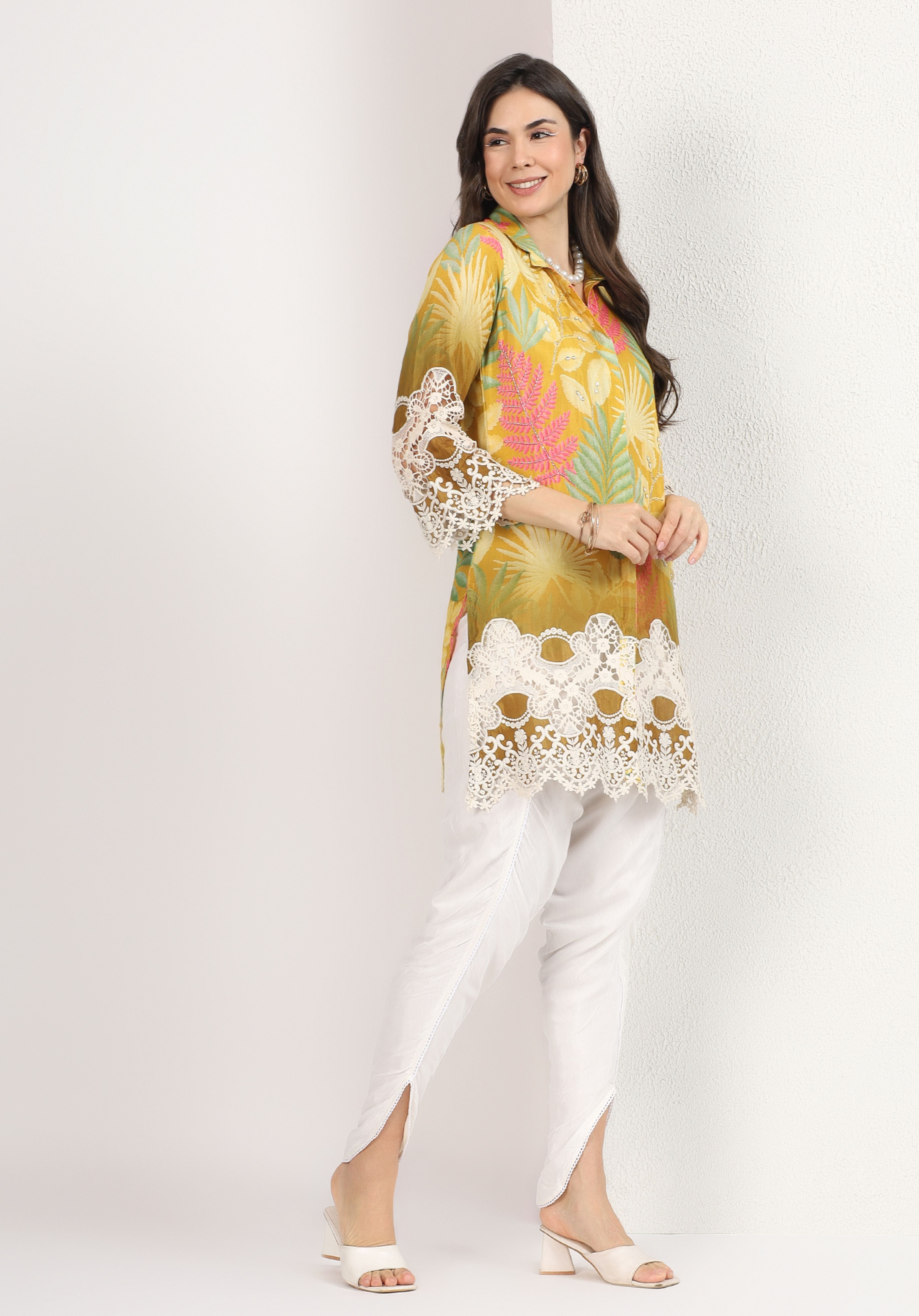Mustard Tarini Kurta Set