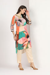 Multicolored Trishala Kurta Set