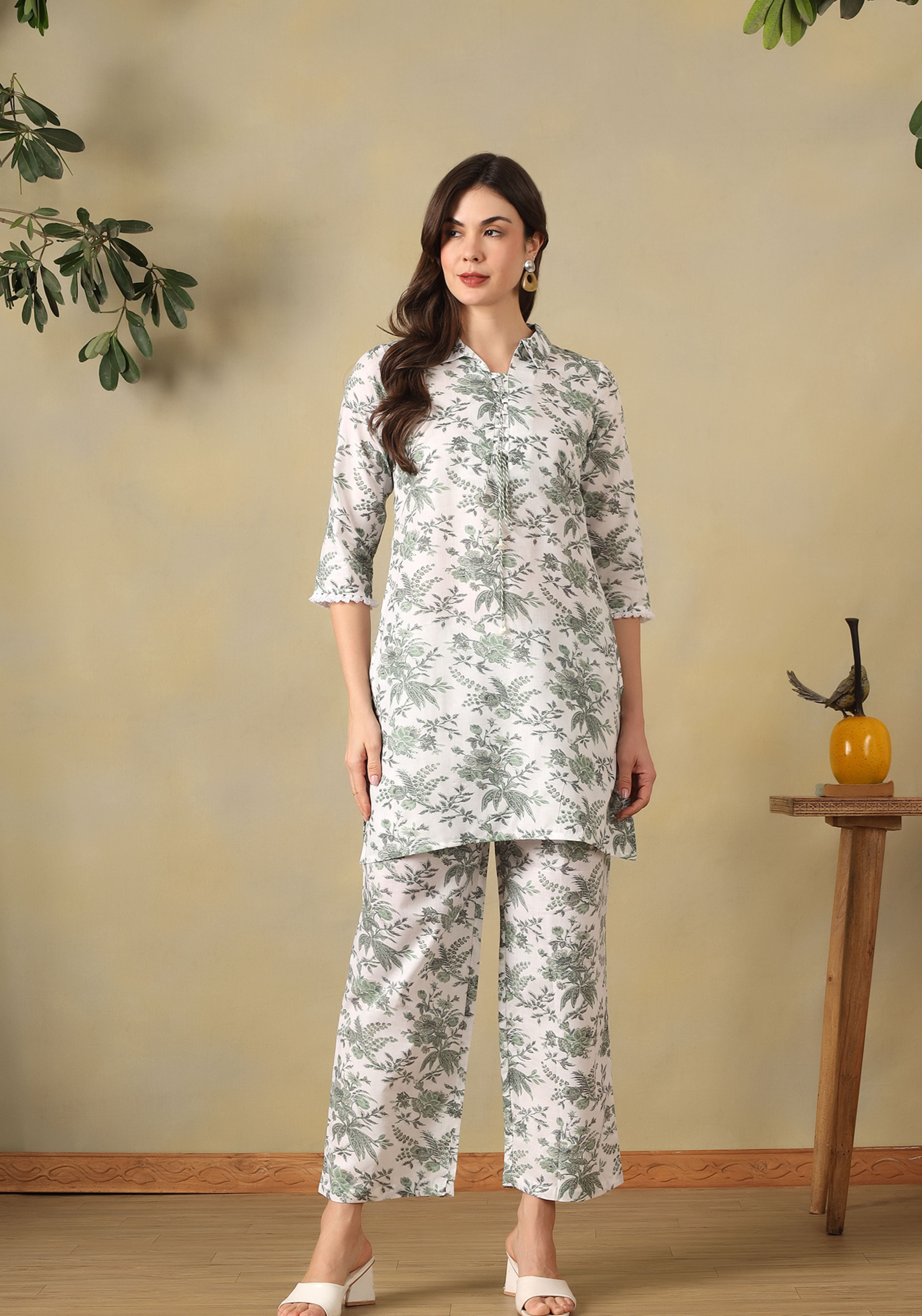 Sage Green Mandavi Cord Set