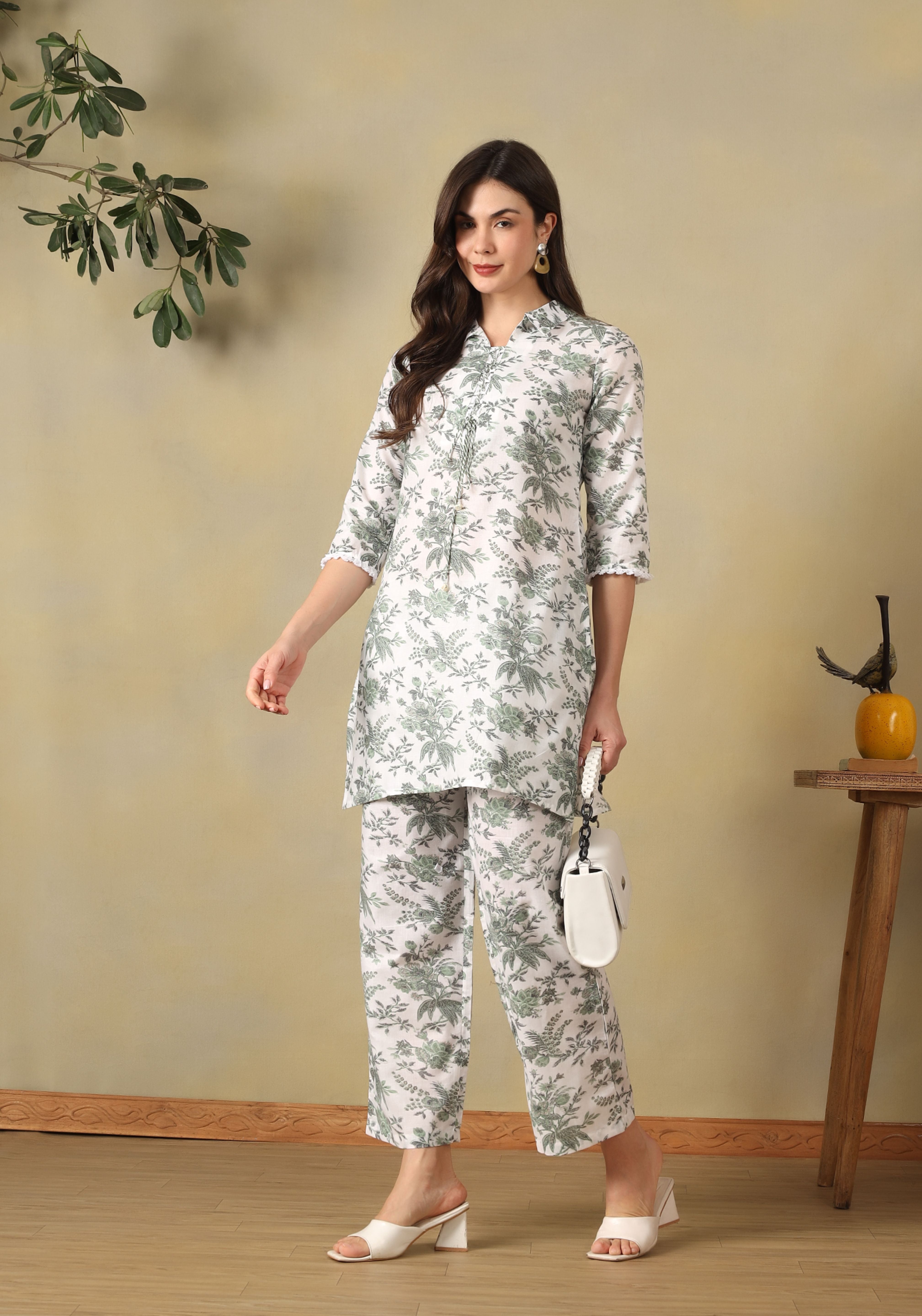 Sage Green Mandavi Cord Set
