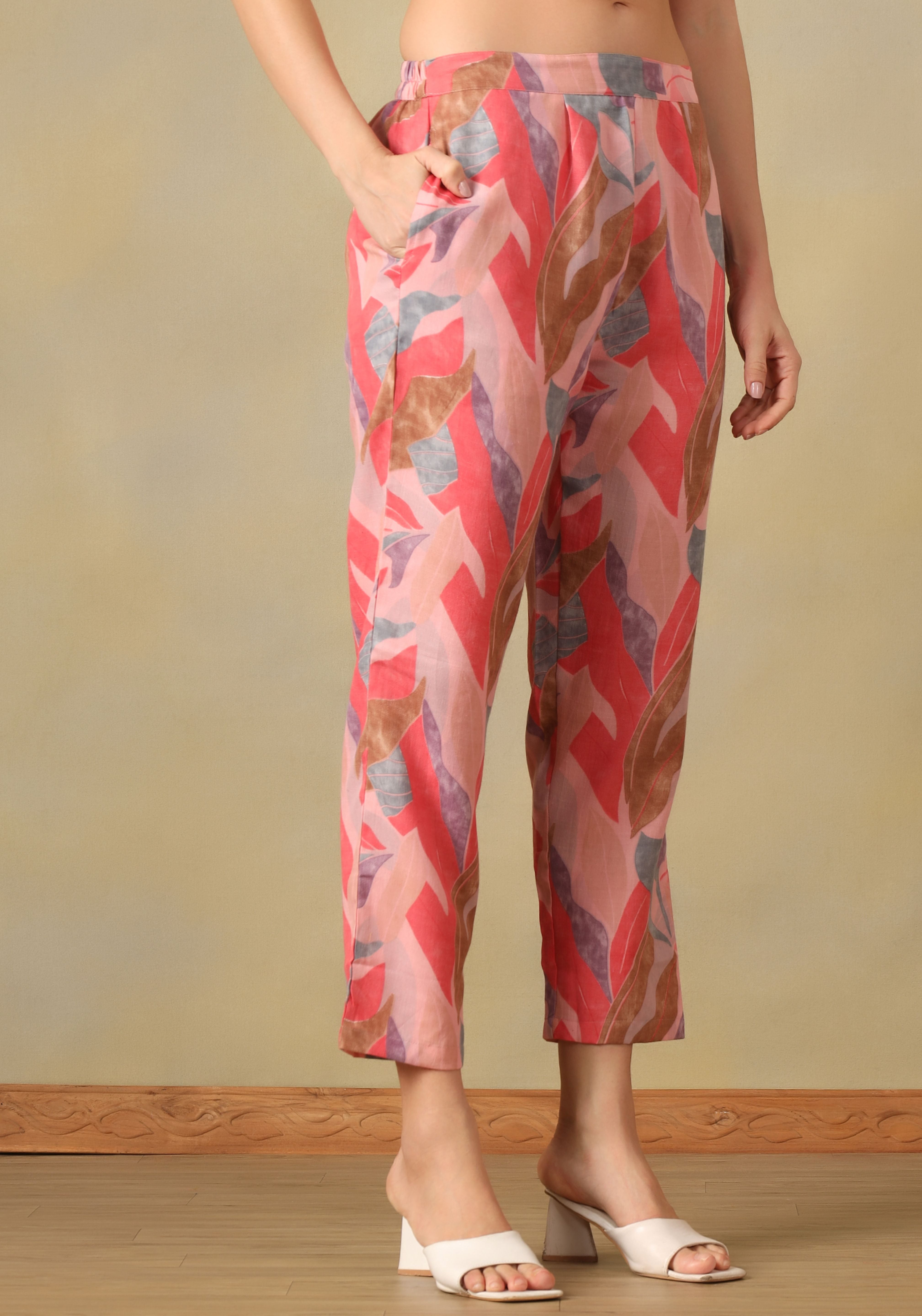 Pink Aritra Cord Set