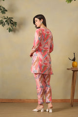 Pink Aritra Cord Set