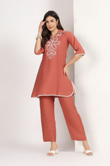 Coral Veda Cord Set