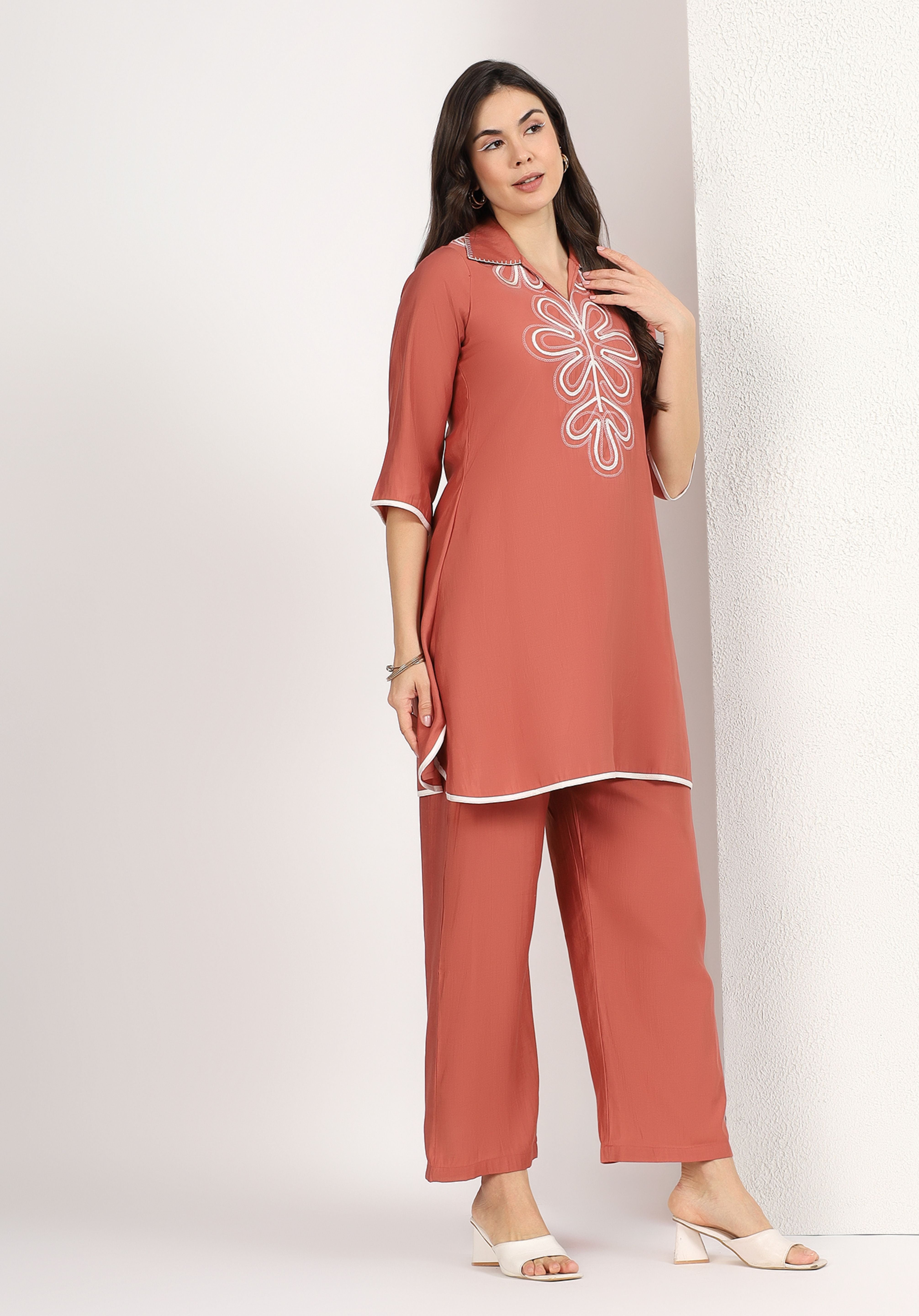 Coral Veda Cord Set