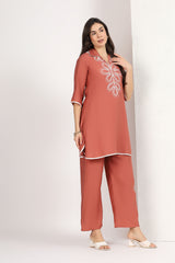Coral Veda Cord Set