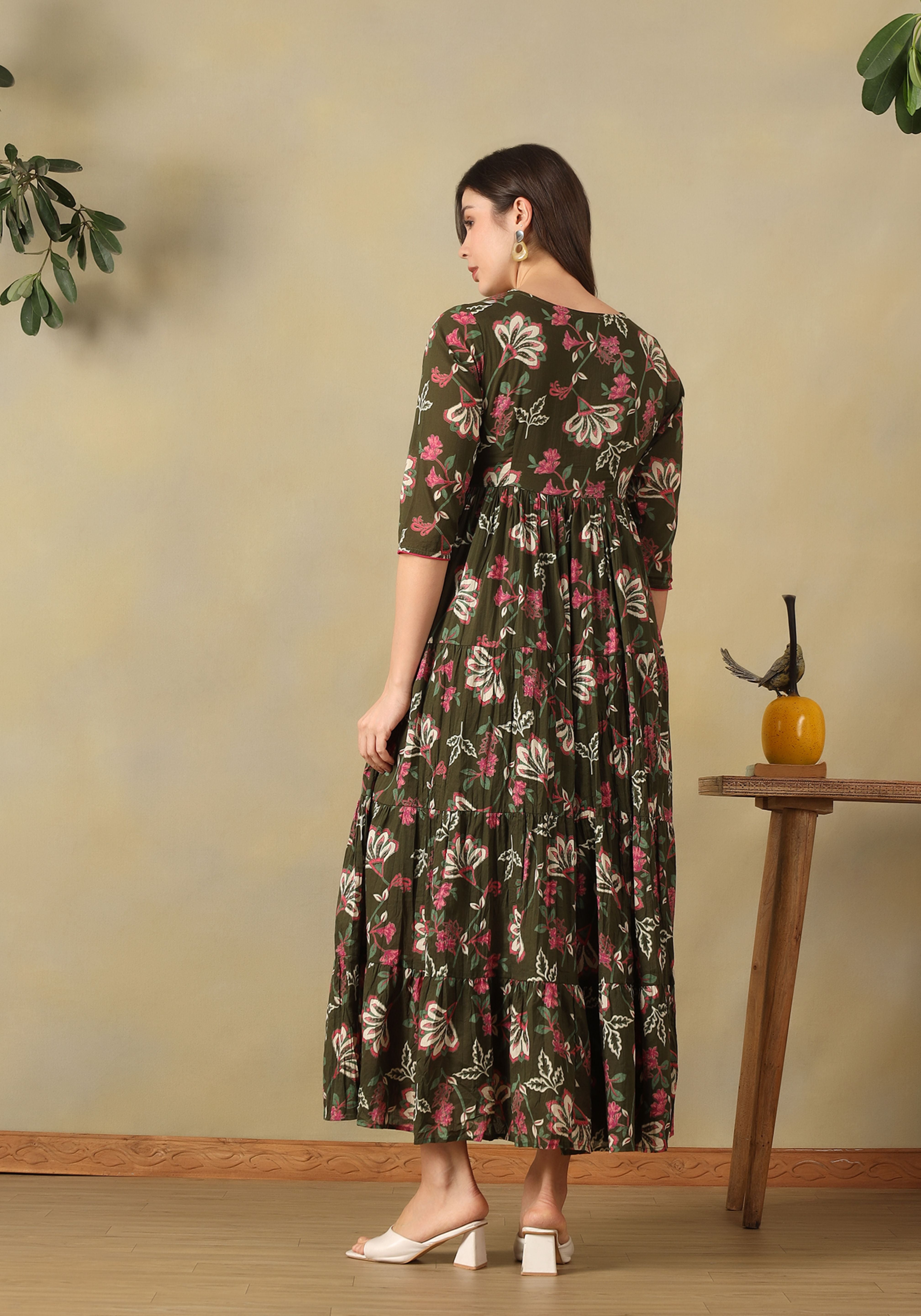 Olive Tanirika Maxi Dress