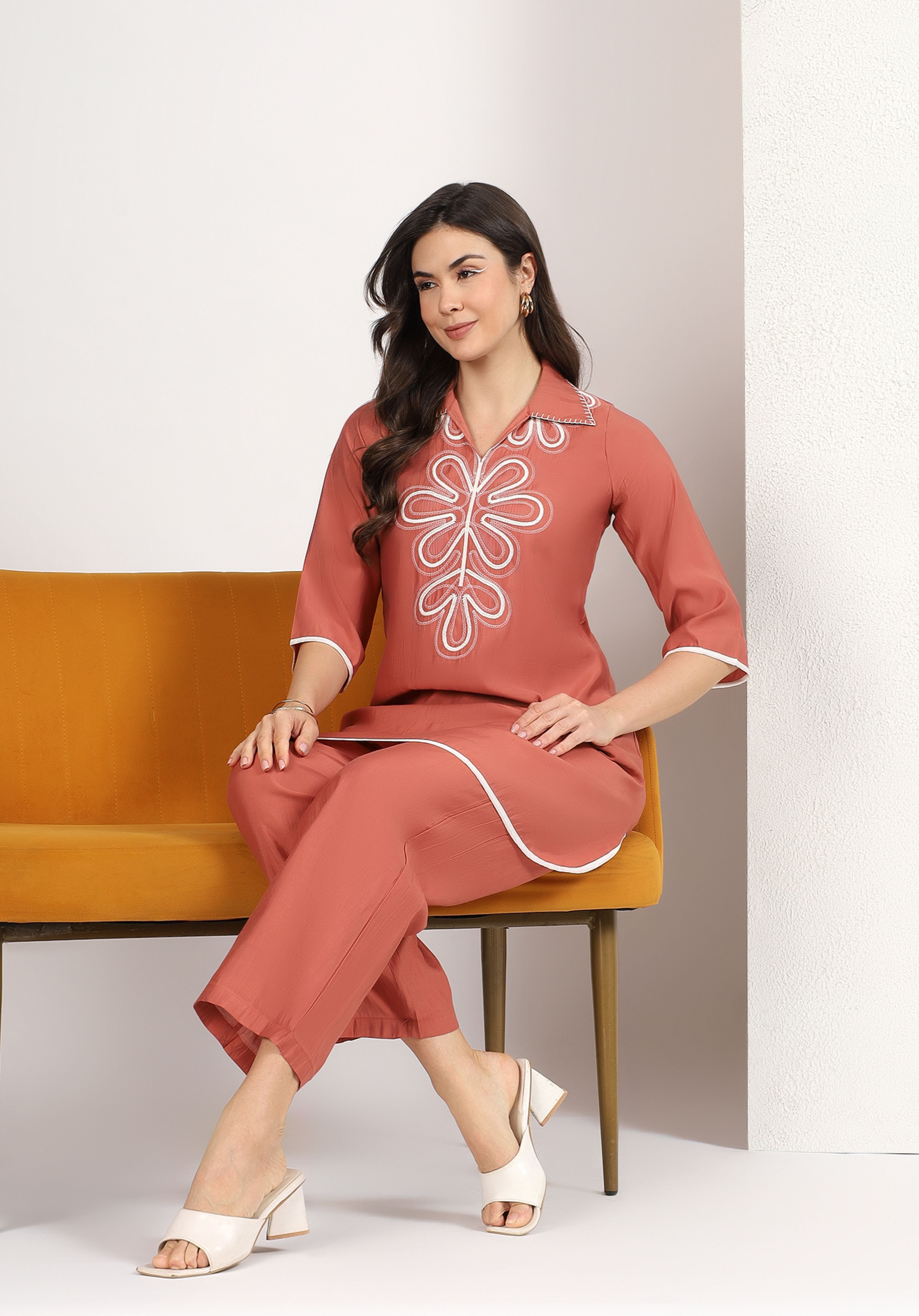 Coral Veda Cord Set