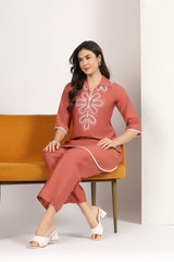 Coral Veda Cord Set