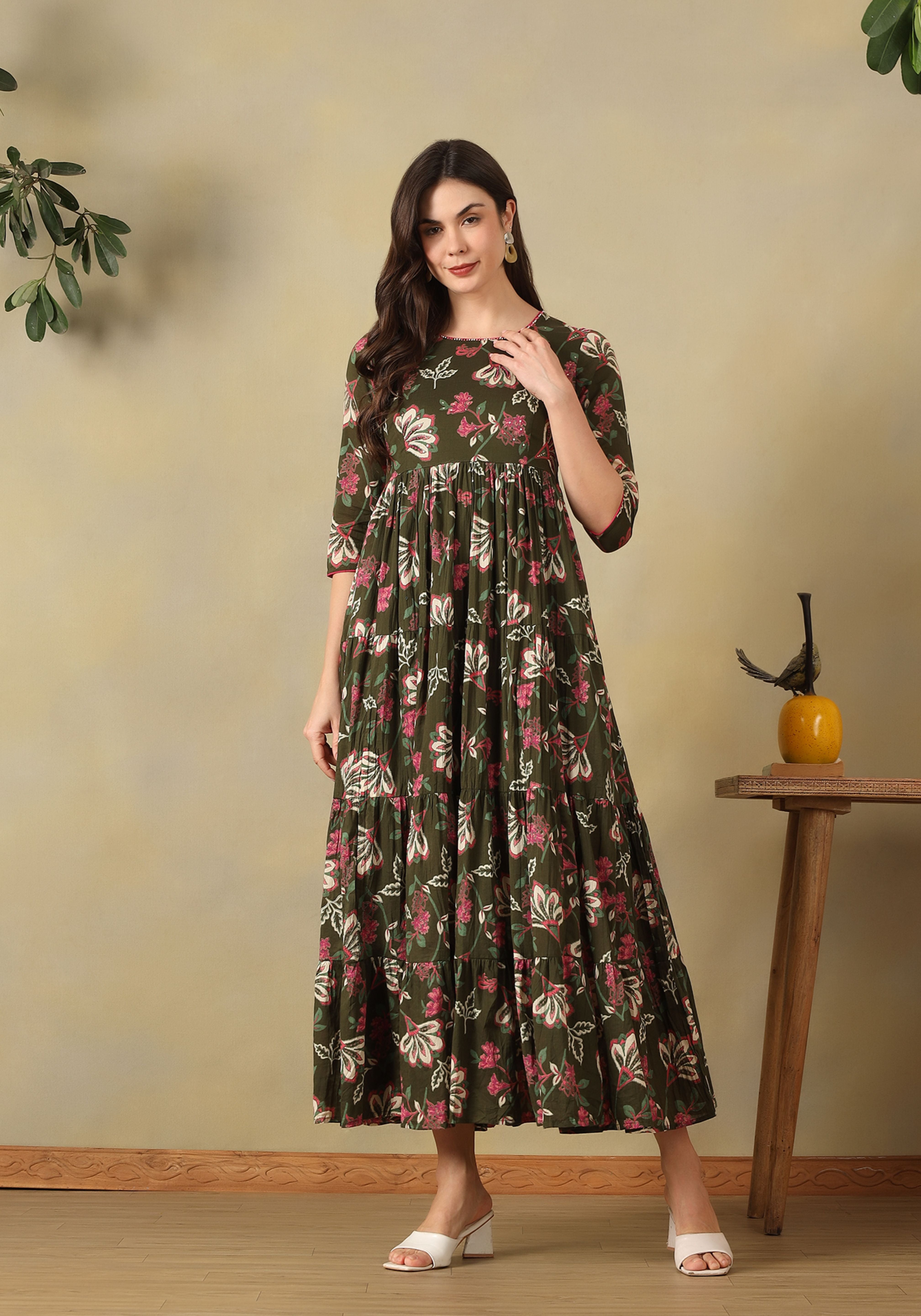 Olive Tanirika Maxi Dress