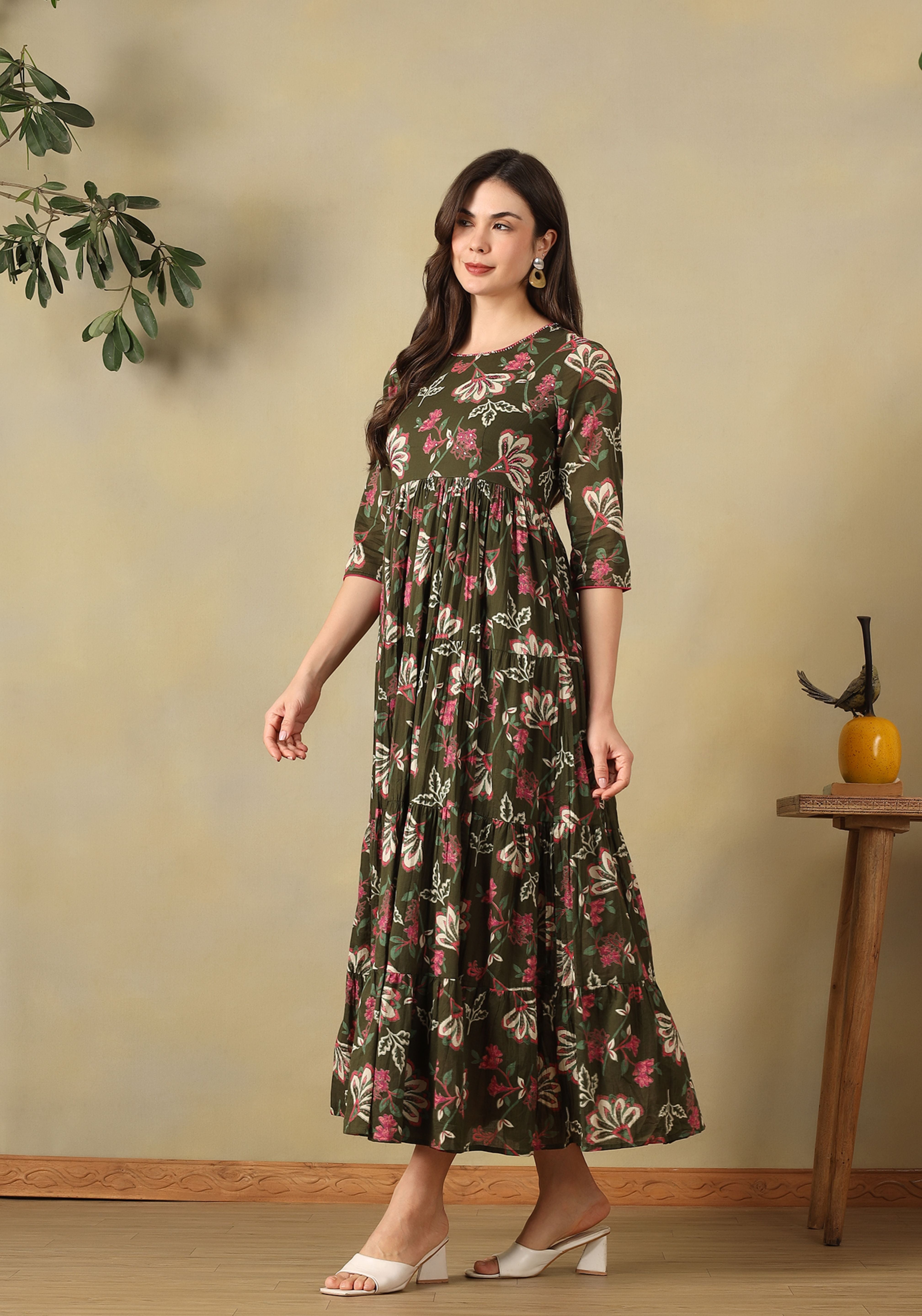 Olive Tanirika Maxi Dress