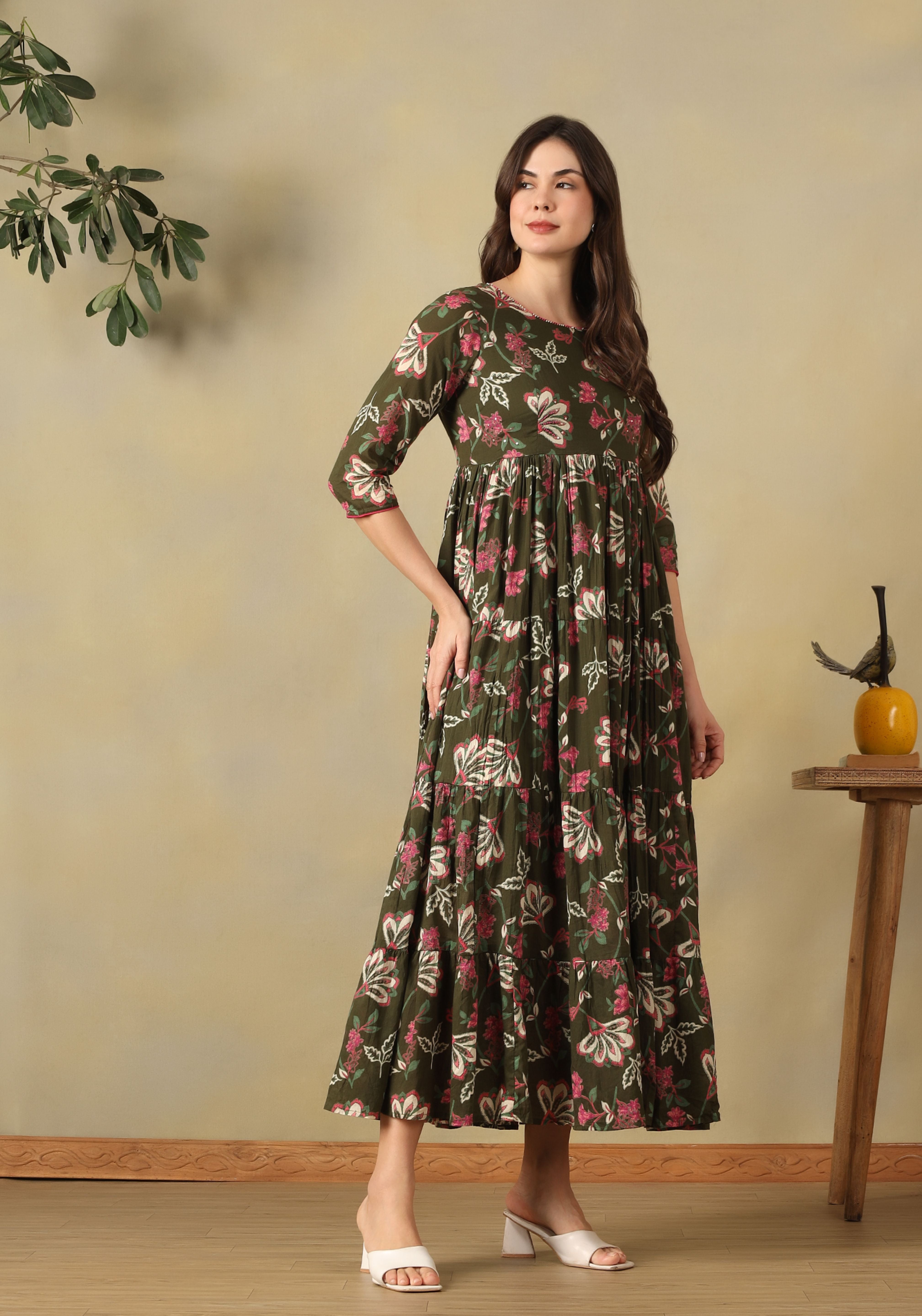 Olive Tanirika Maxi Dress