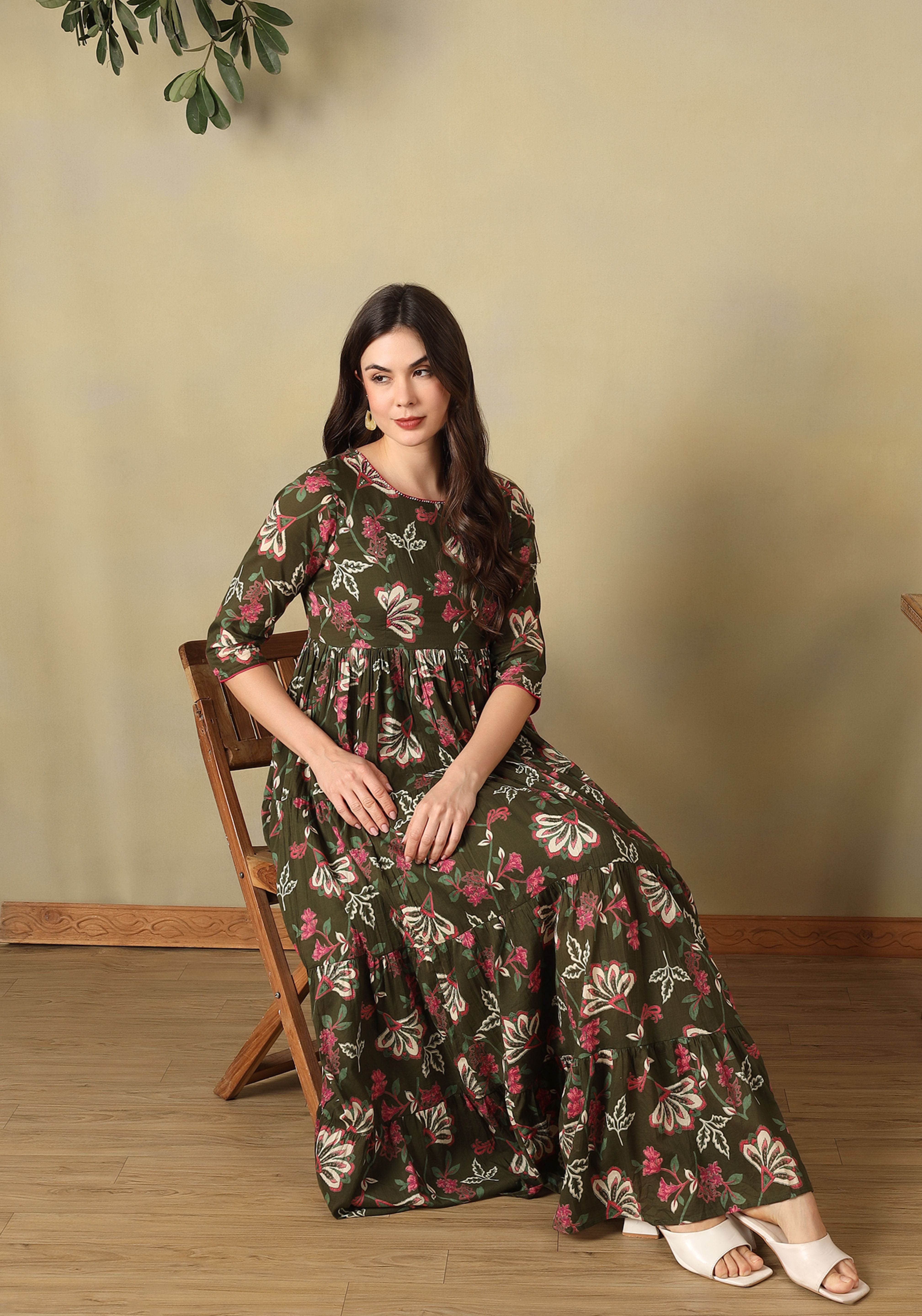 Olive Tanirika Maxi Dress