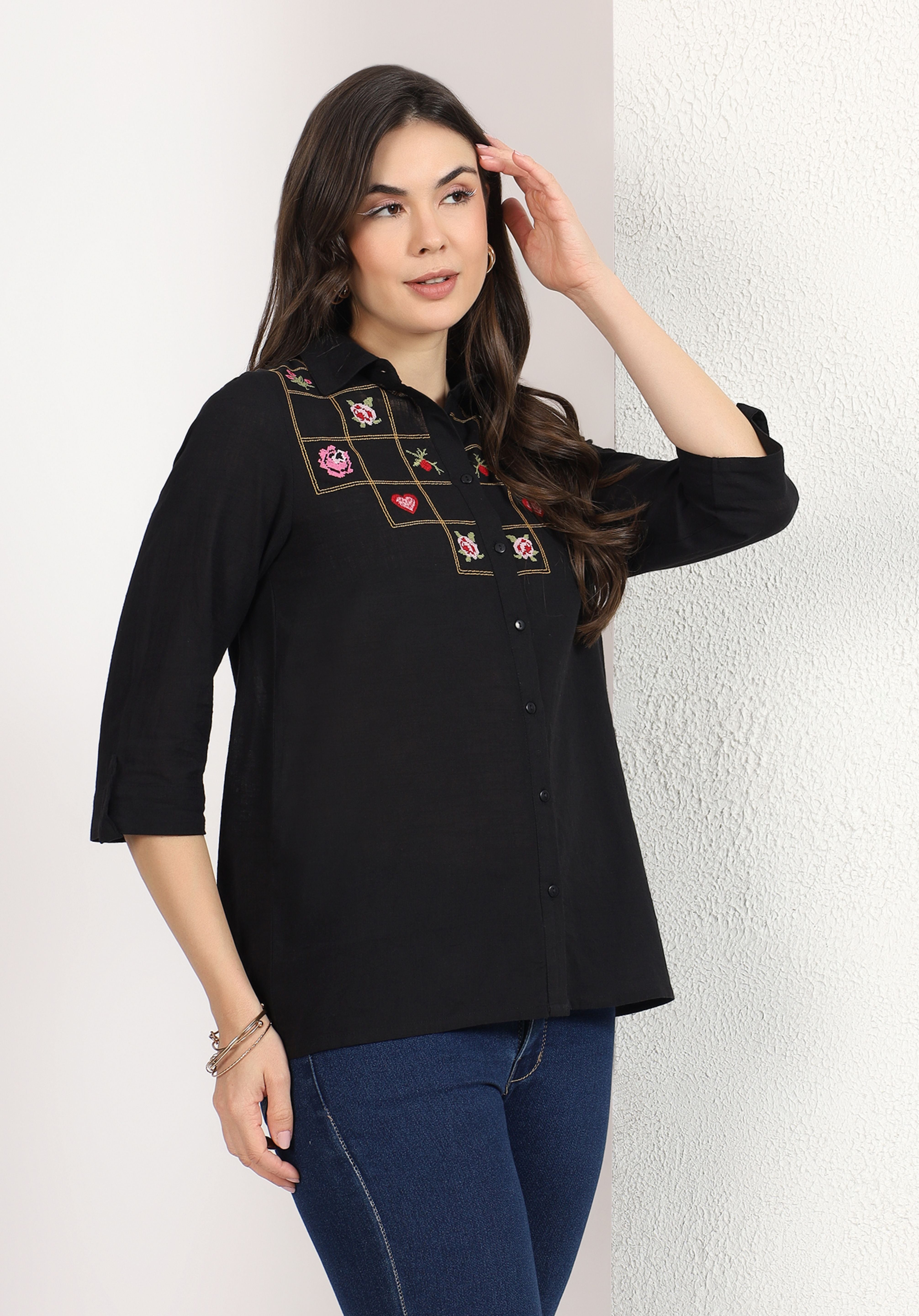 Black Tessa Top