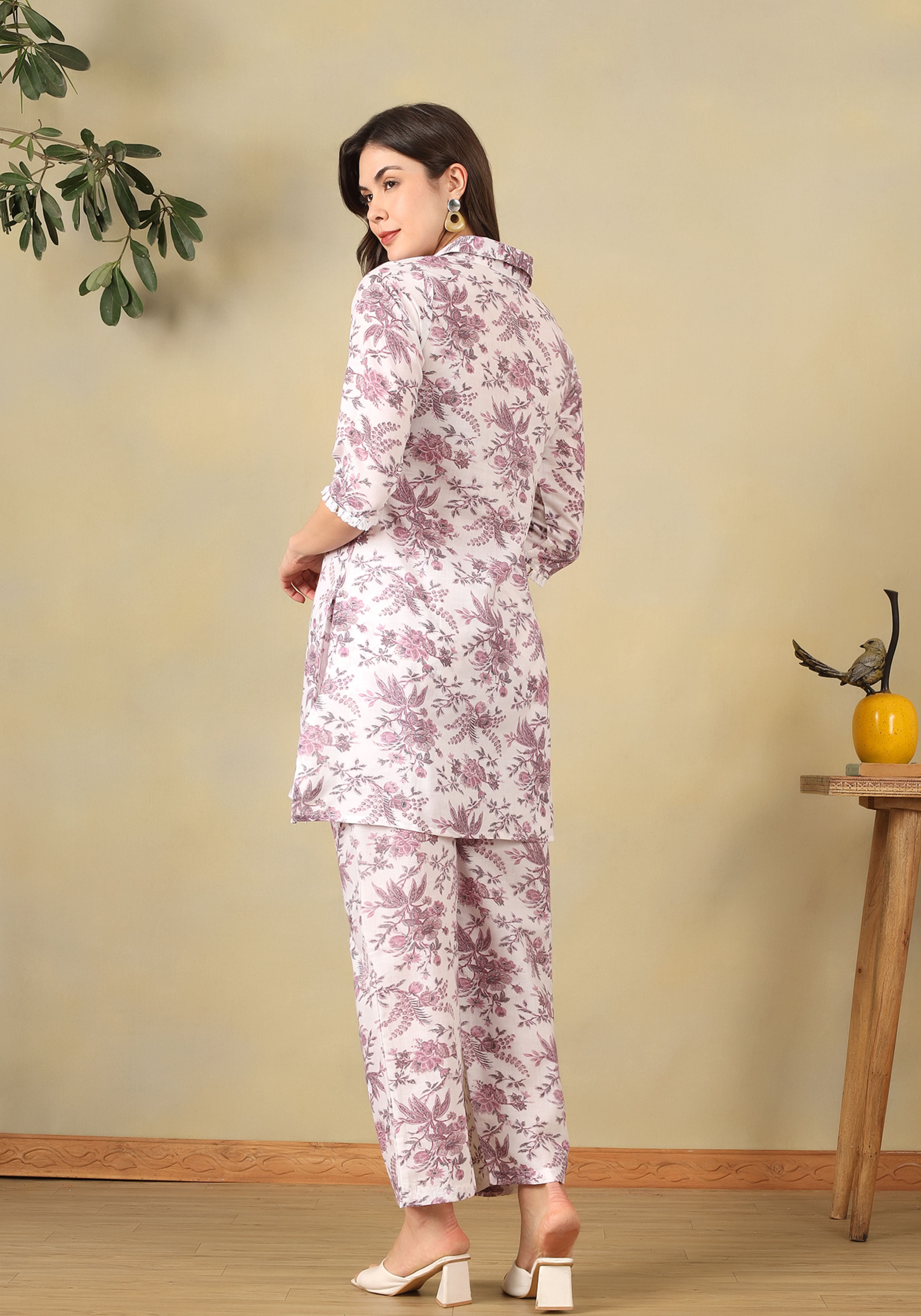 Lavender Maitreyi Cord Set