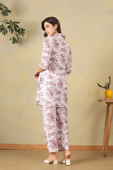 Lavender Maitreyi Cord Set