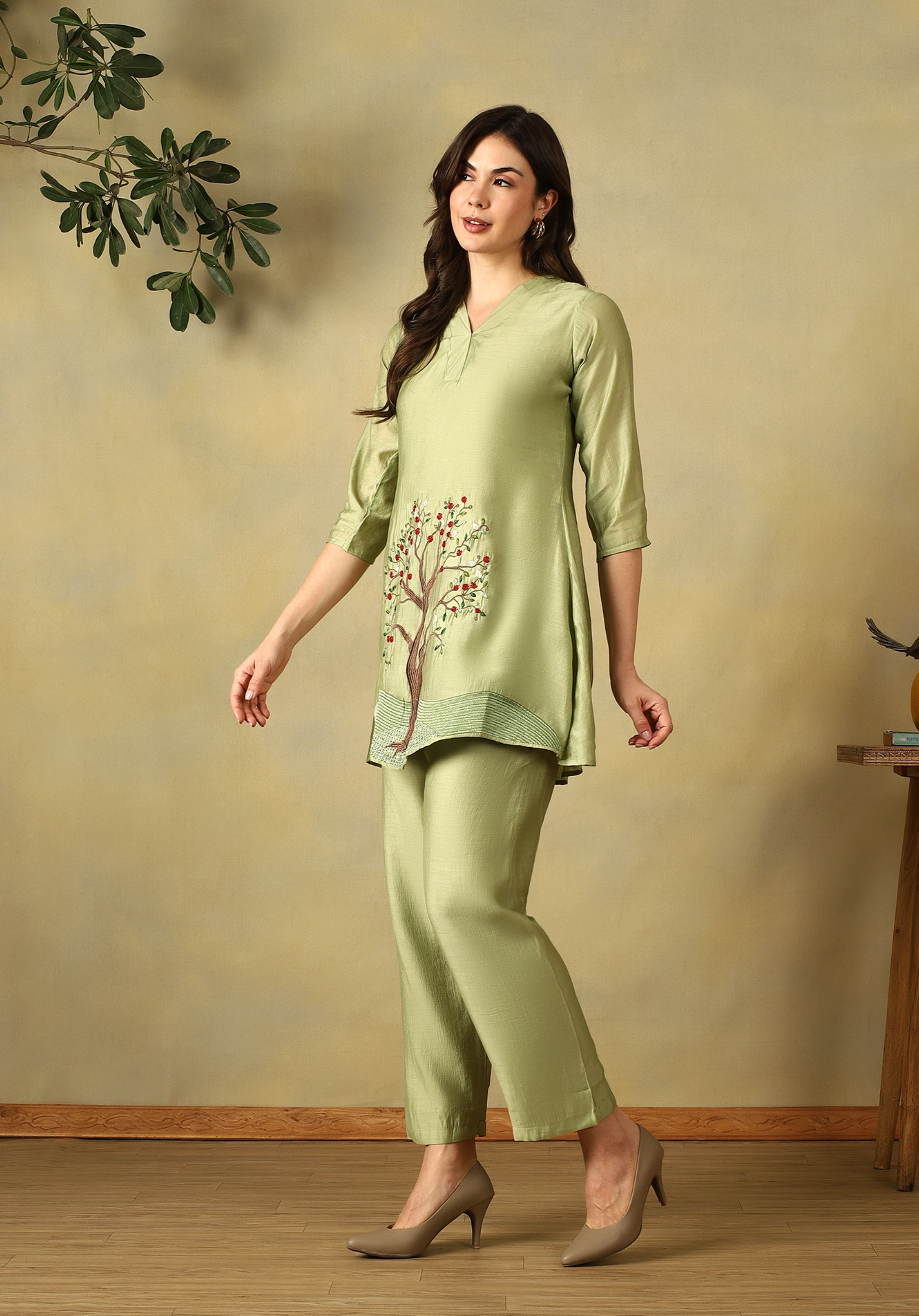 Sage Green Kashvi Kurta Set