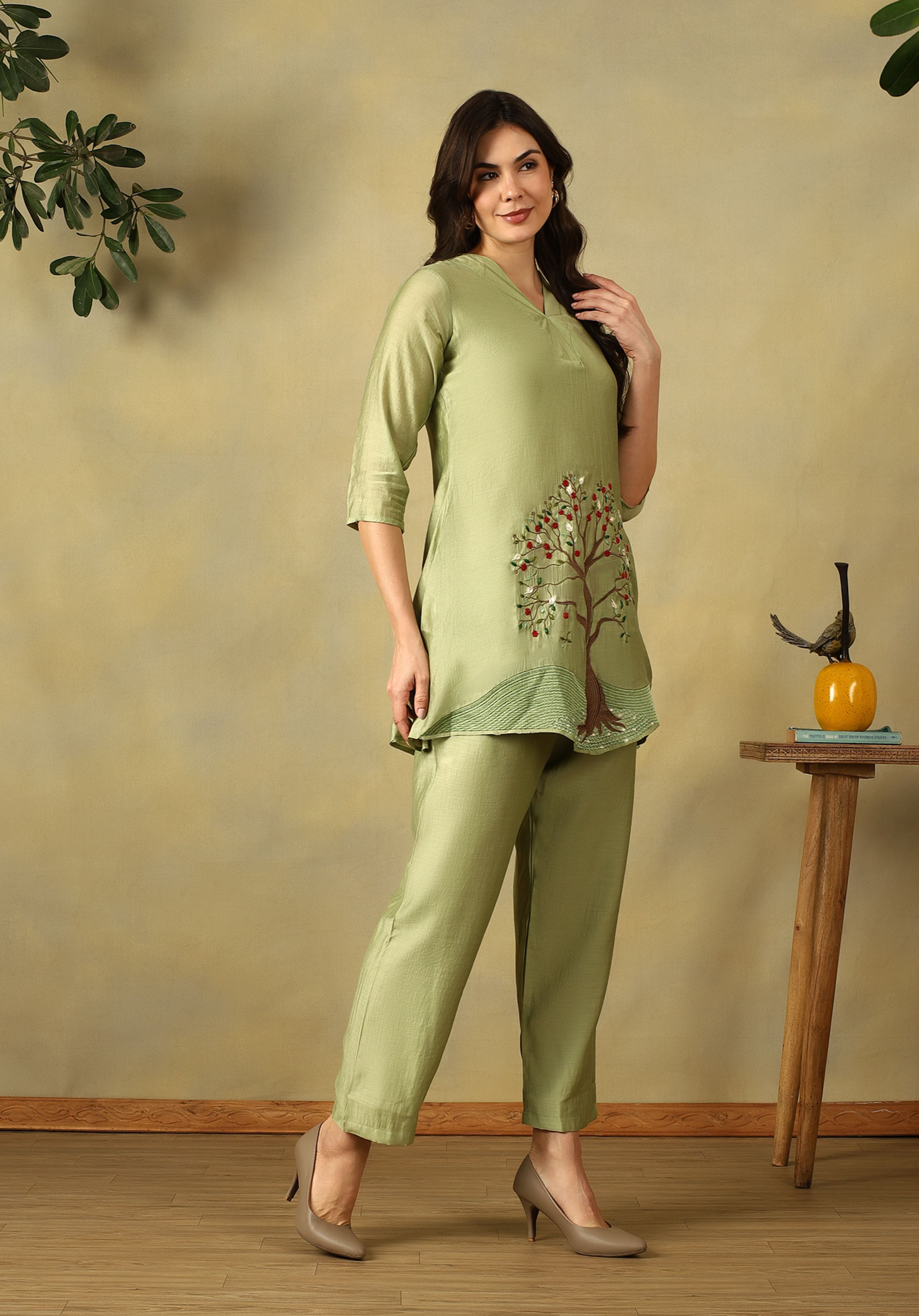 Sage Green Kashvi Kurta Set