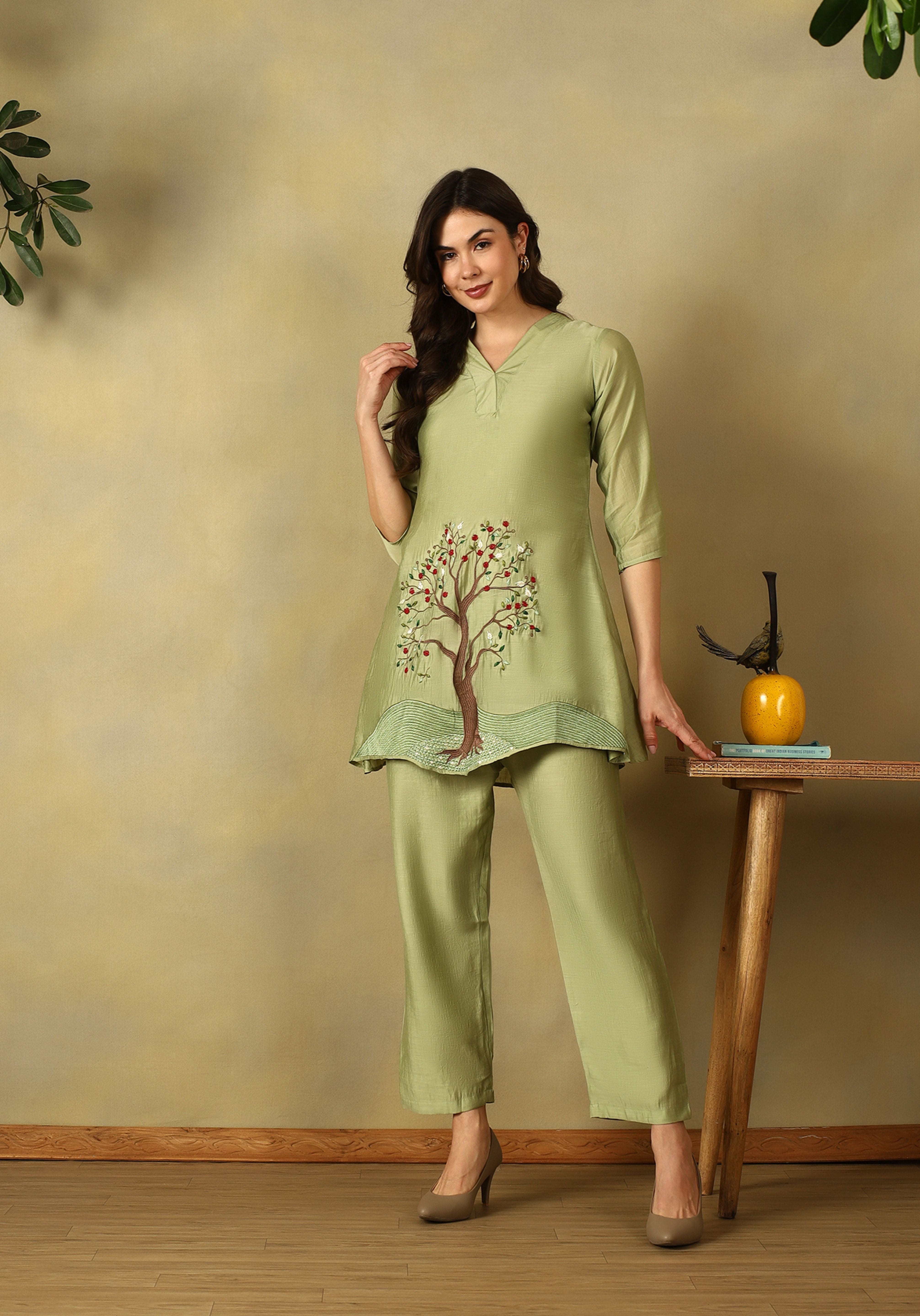 Sage Green Kashvi Kurta Set