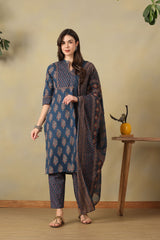 Indigo Indrani Suit Set