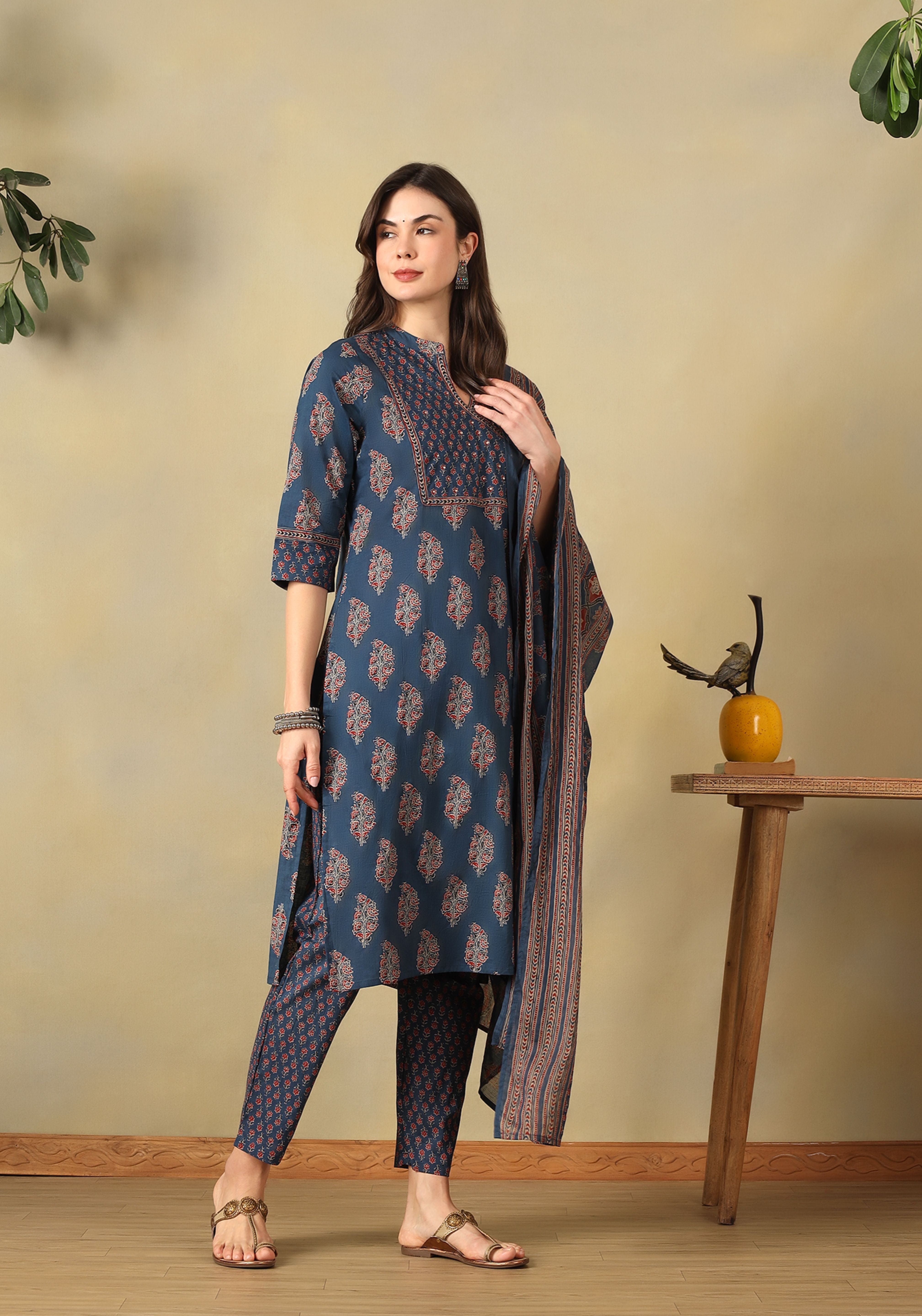 Indigo Indrani Suit Set