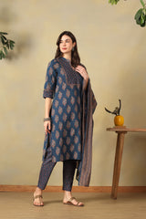 Indigo Indrani Suit Set
