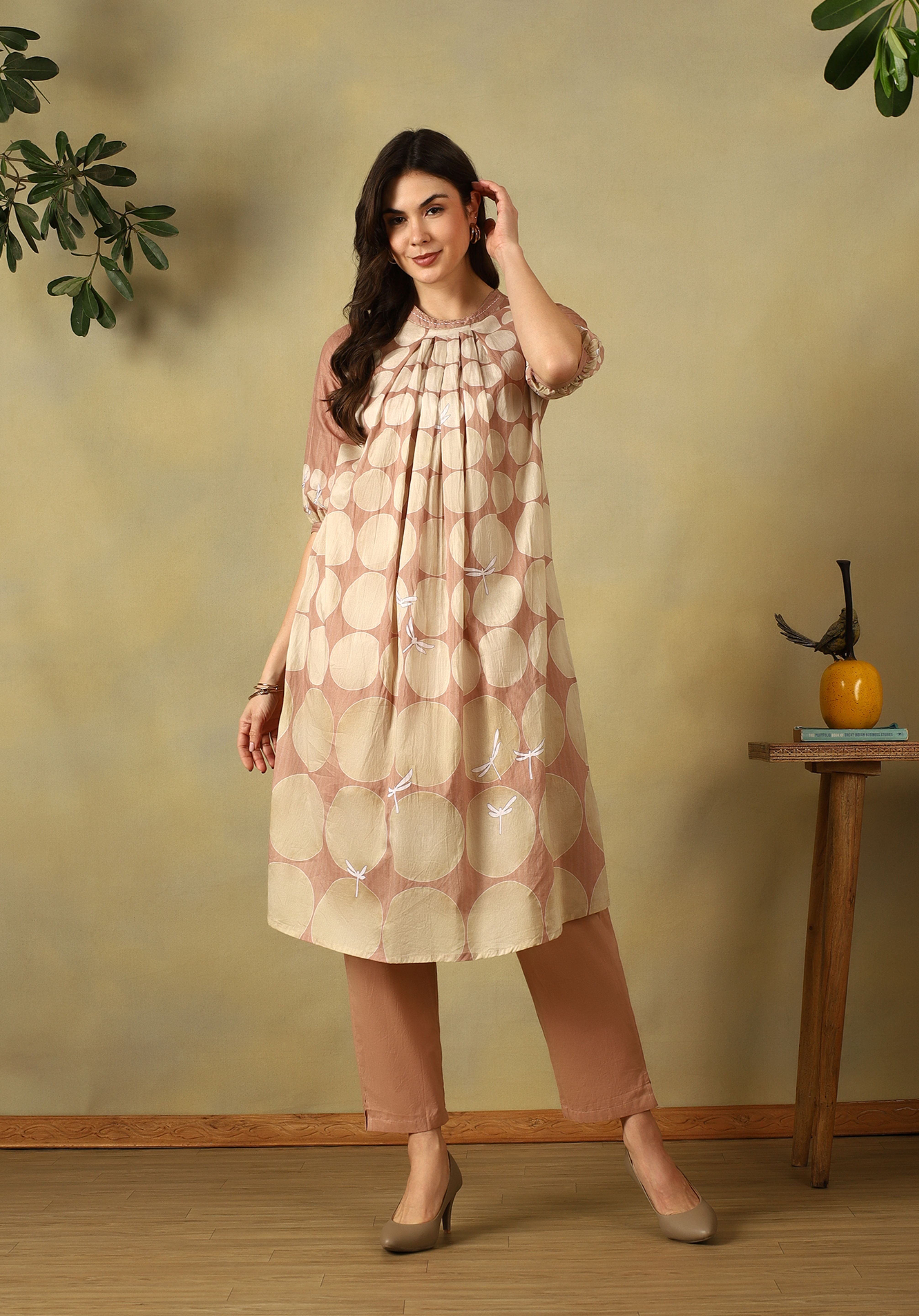 Pink Sana Kurta Set