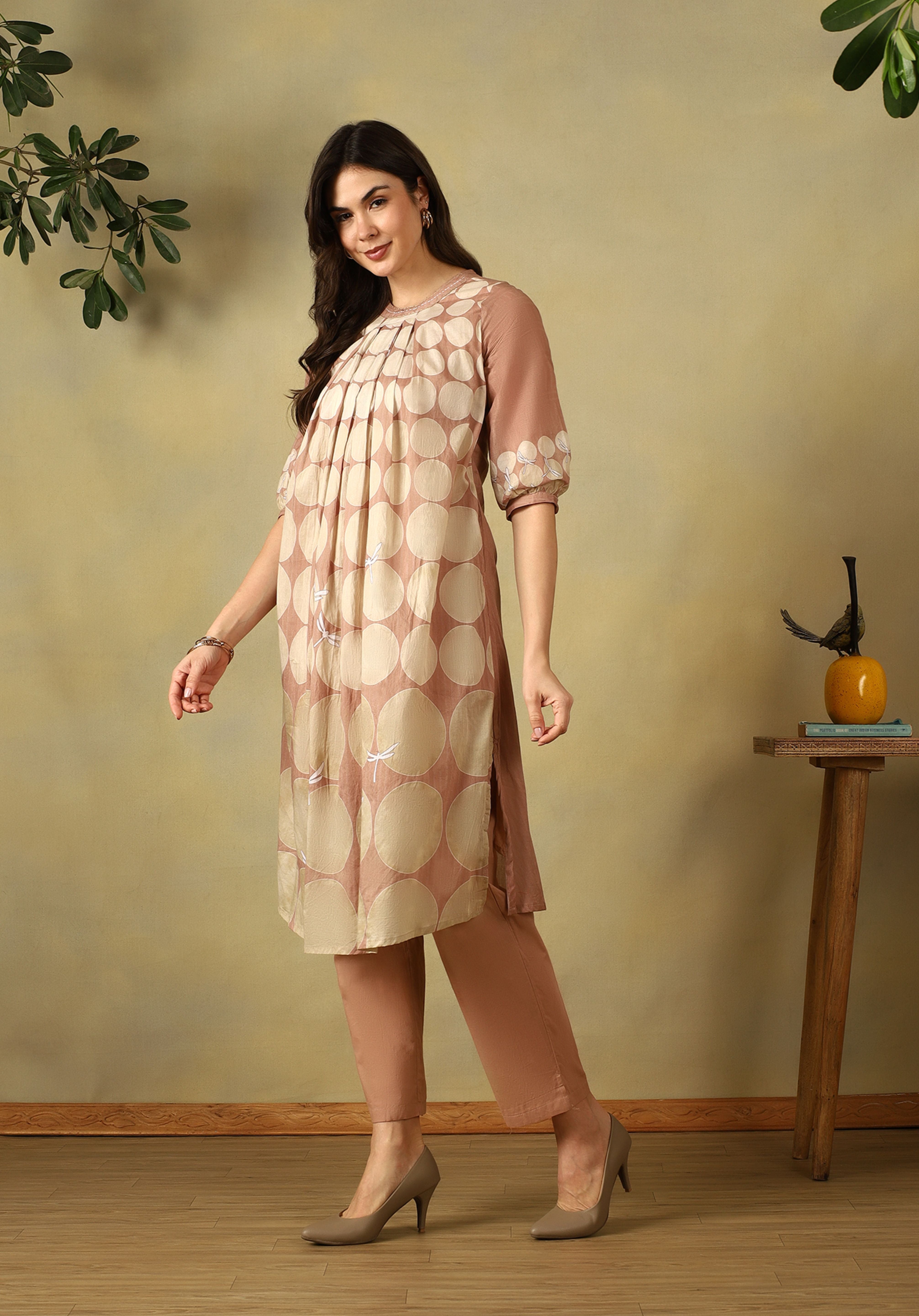 Pink Sana Kurta Set