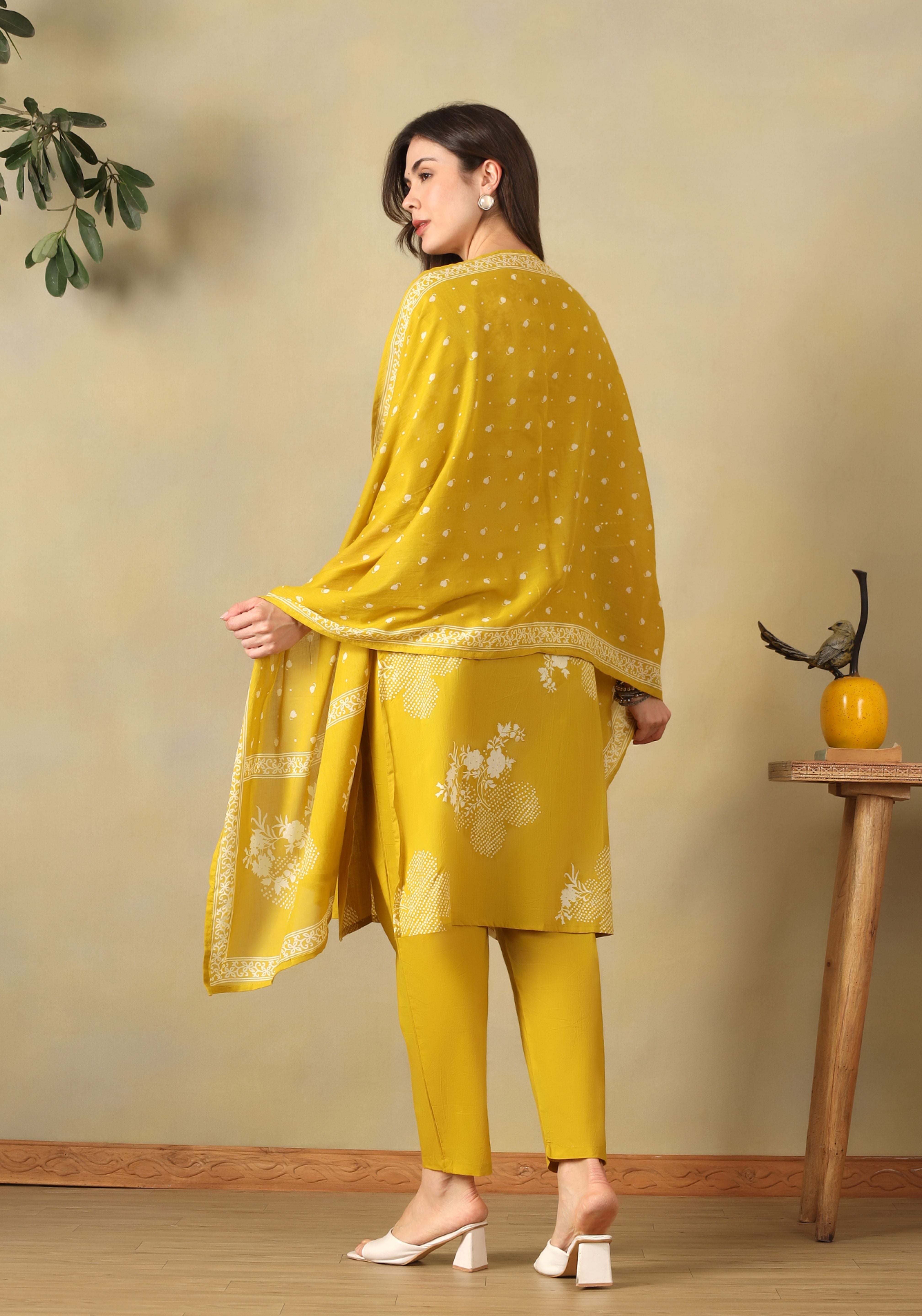 Yellow Rupali Suit Set