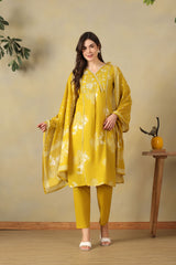 Yellow Rupali Suit Set