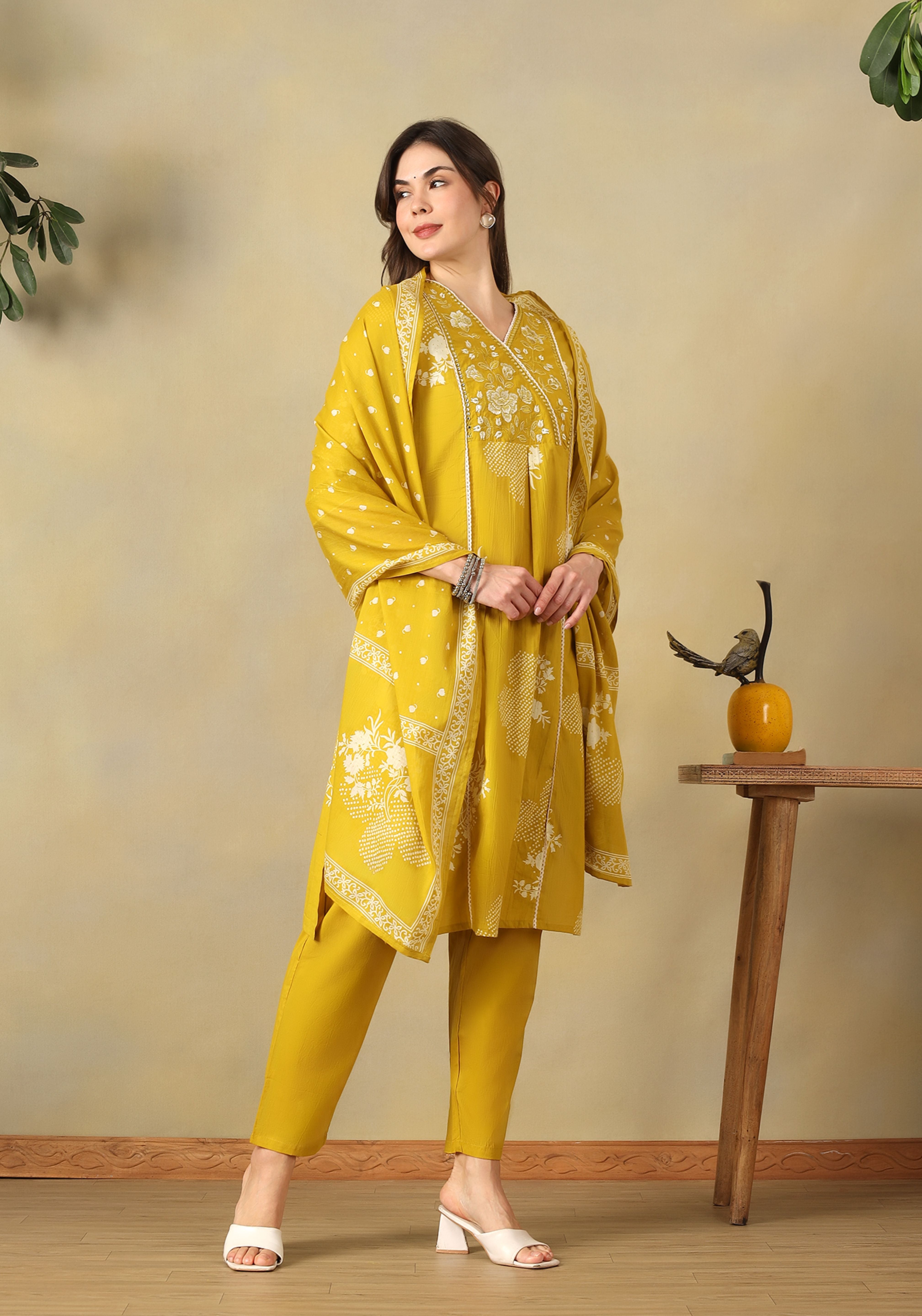 Yellow Rupali Suit Set