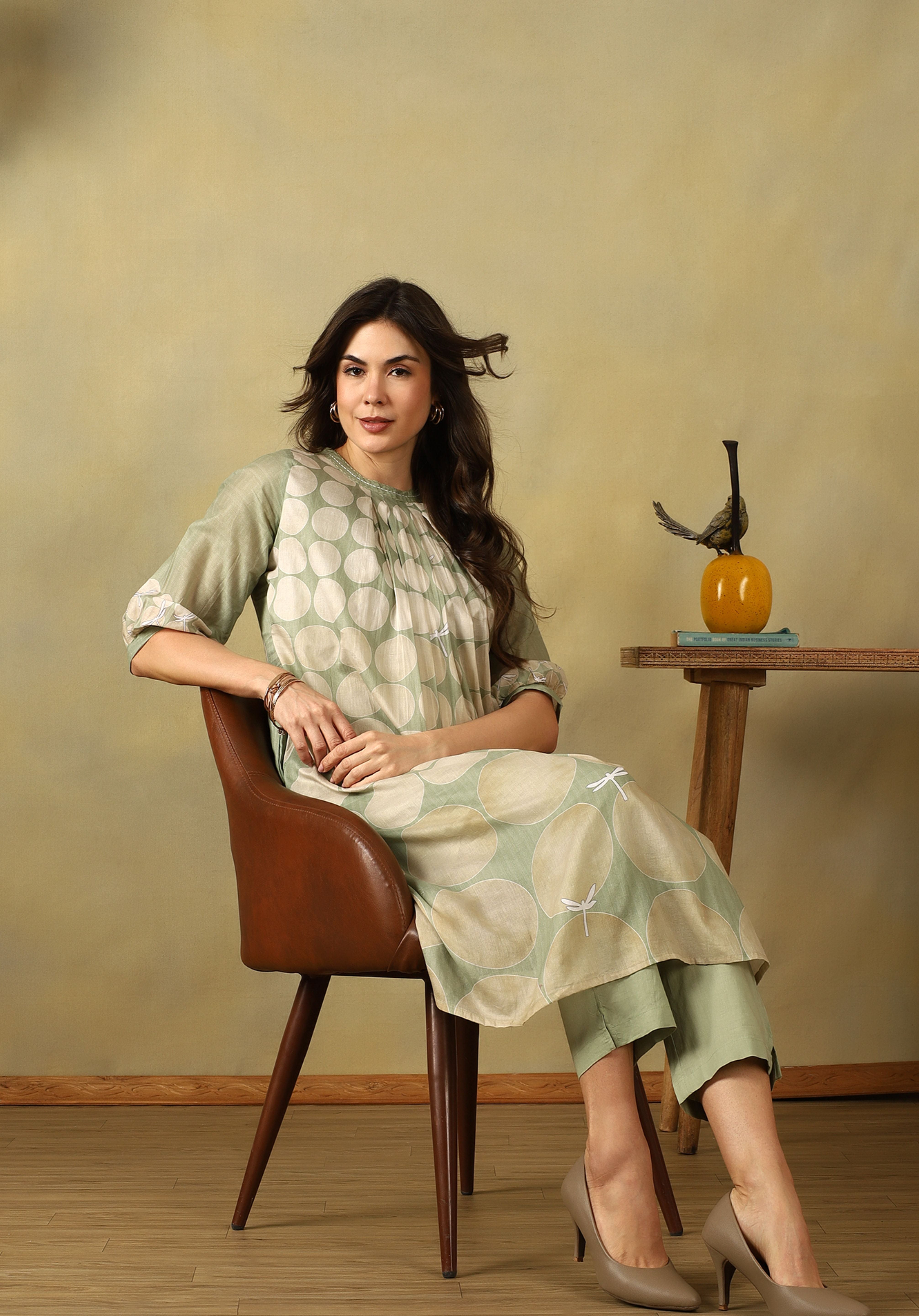 Sage Green Meher Kurta Set