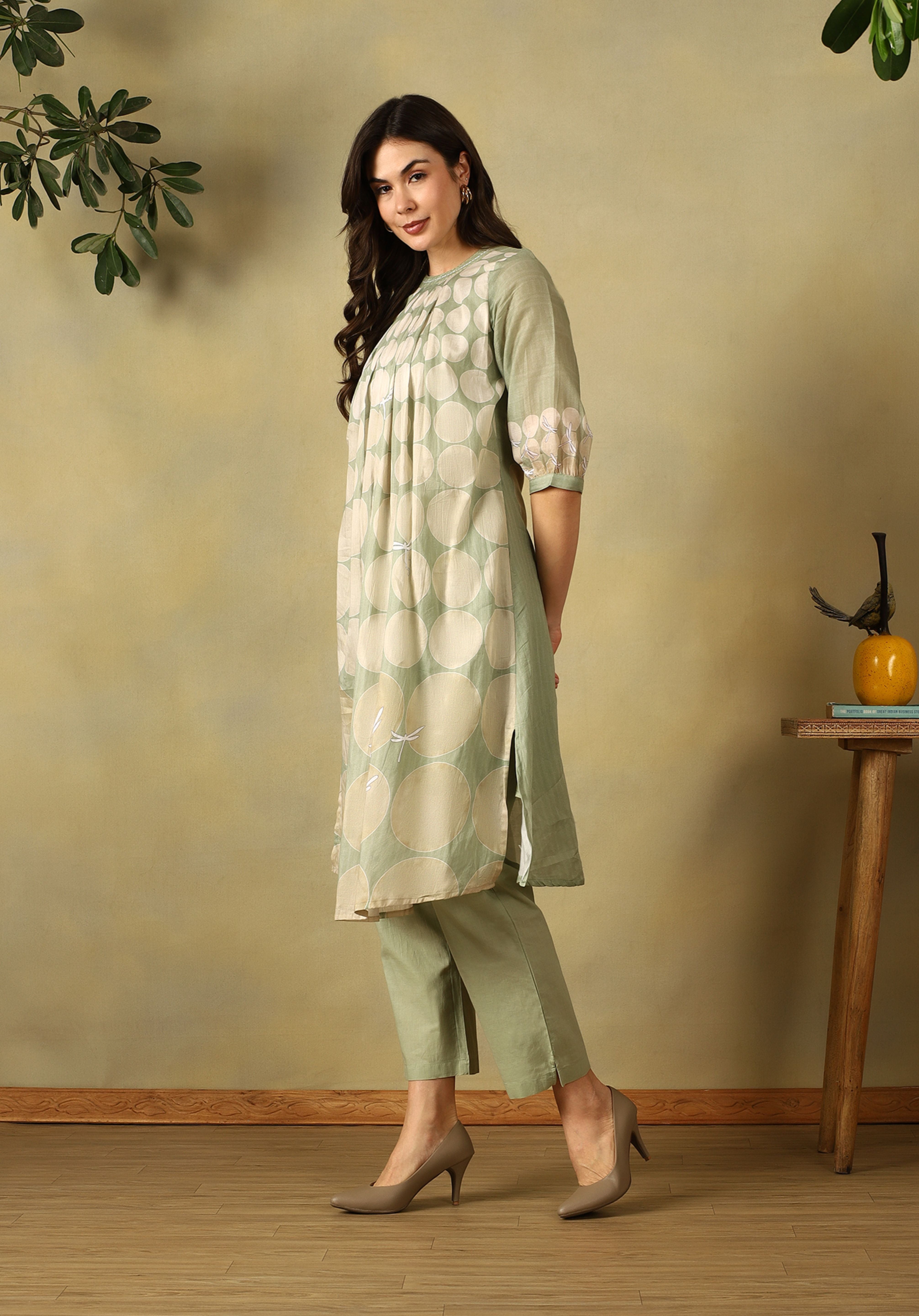 Sage Green Meher Kurta Set