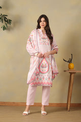 Pink Amaya Straight Kurta Set