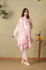 Pink Amaya Straight Kurta Set