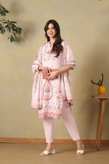 Pink Amaya Straight Kurta Set