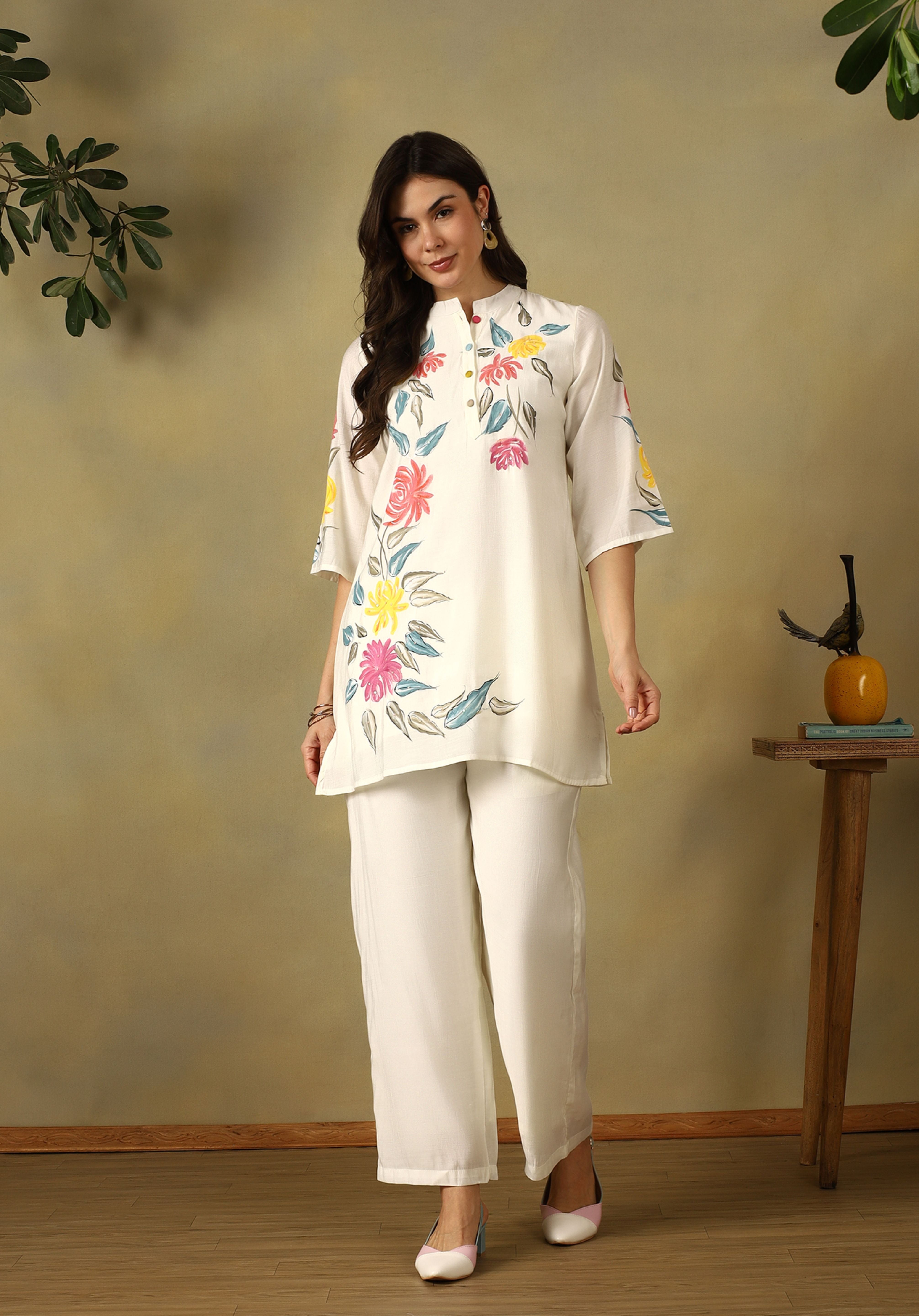Ivory Kavya Cord Set