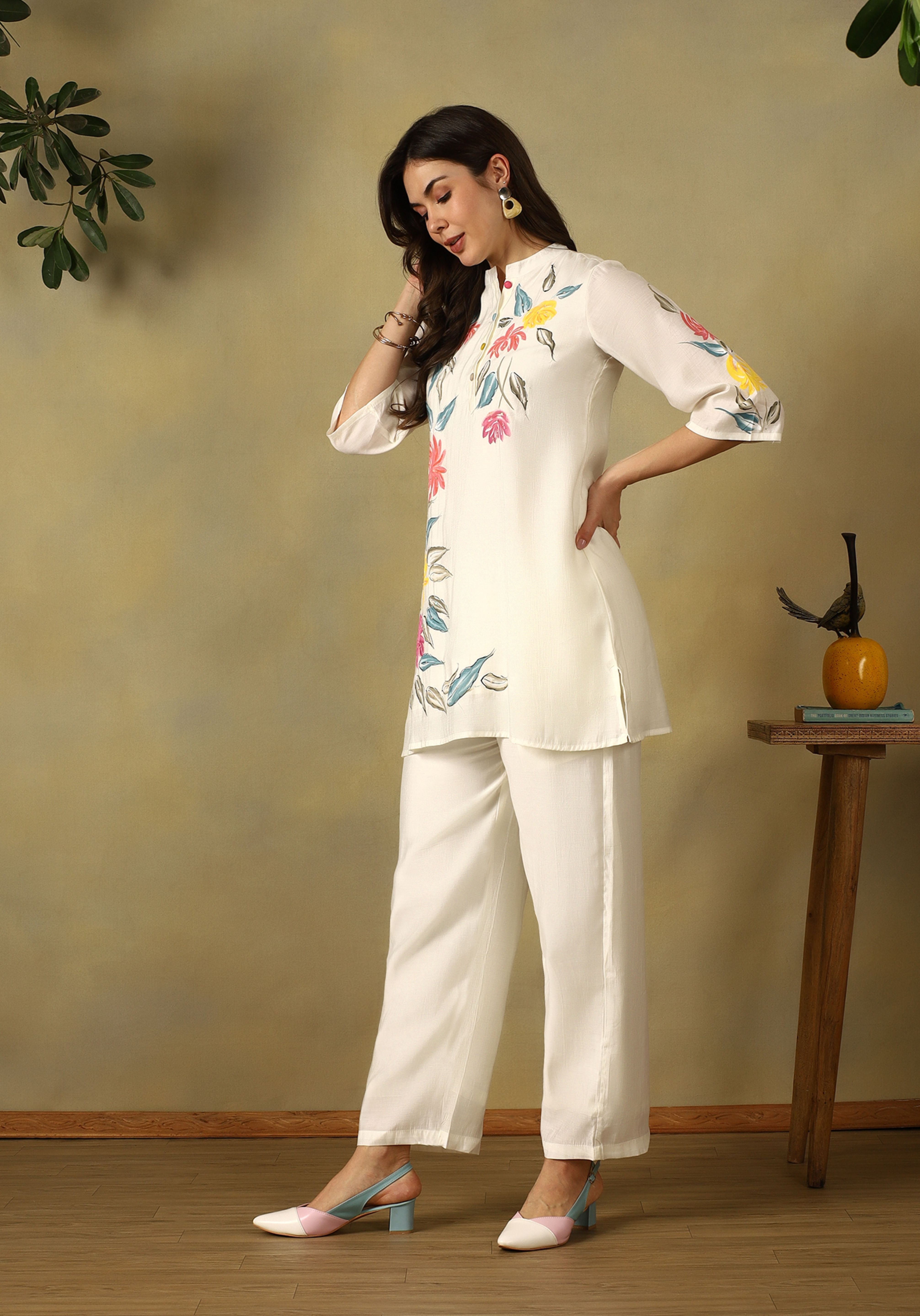 Ivory Kavya Cord Set