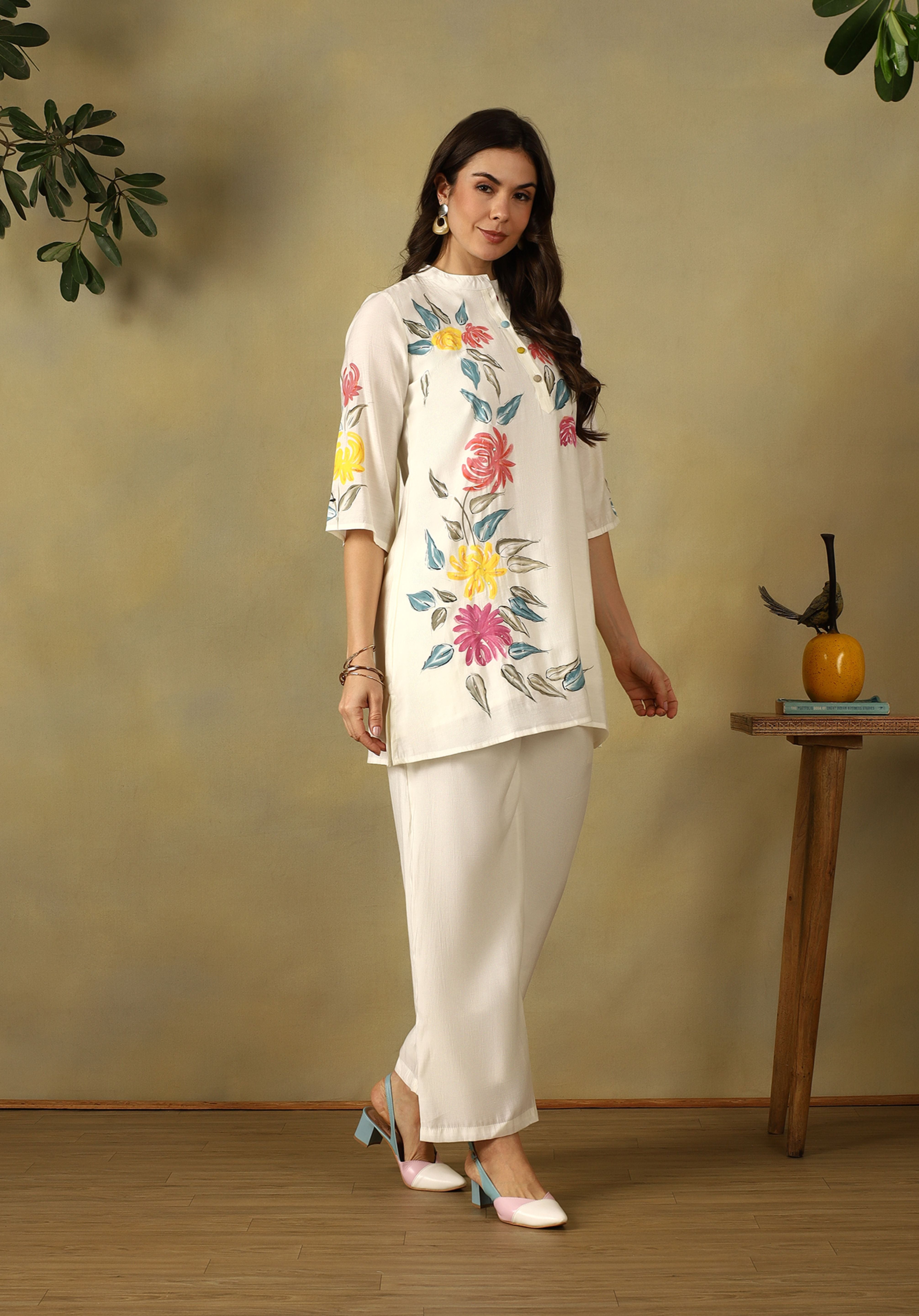 Ivory Kavya Cord Set