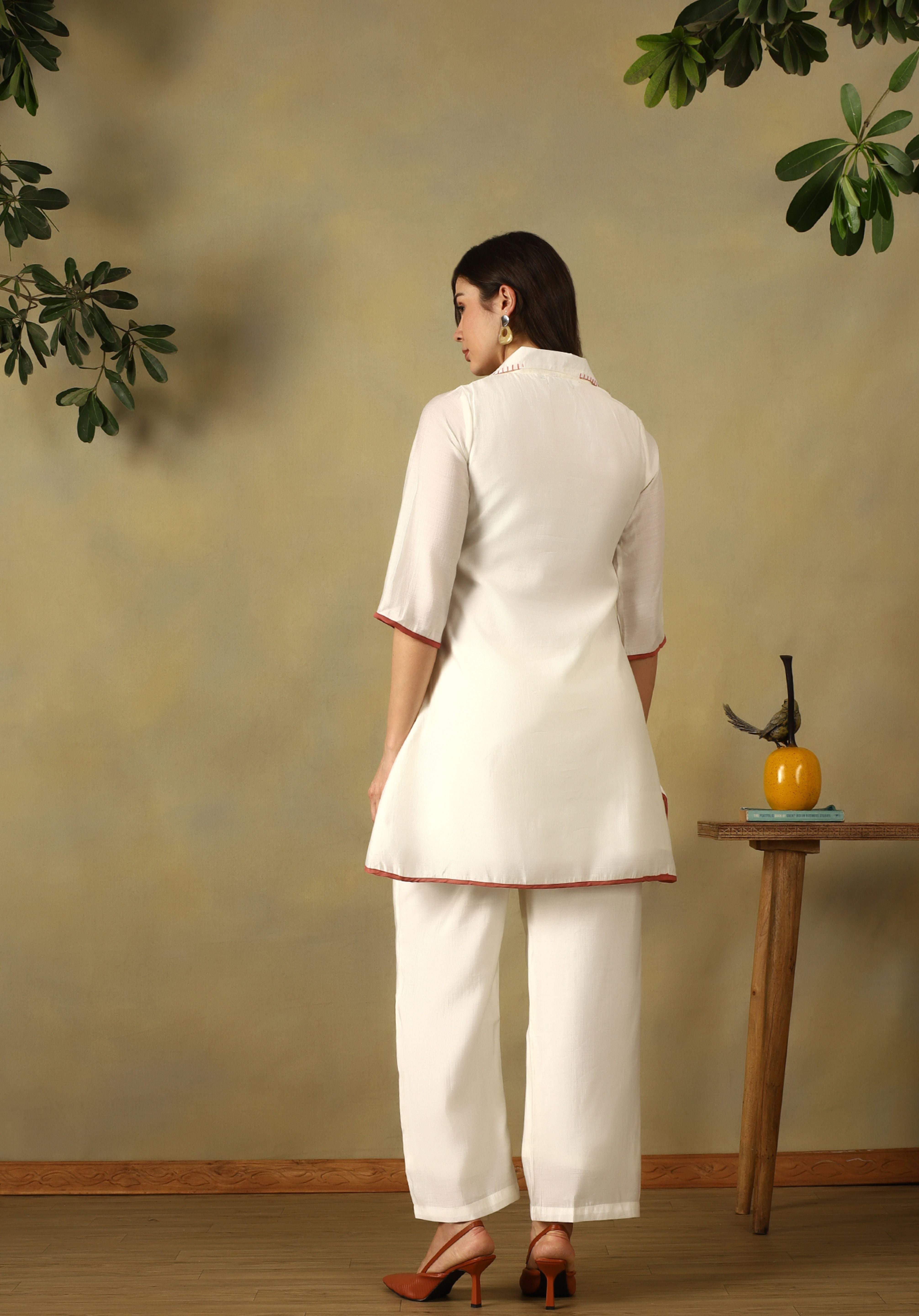 Pristine Ivory Zara Cord Set