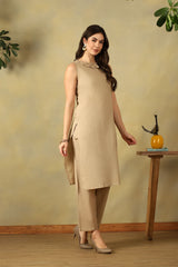 Beige Ira Kurta Set