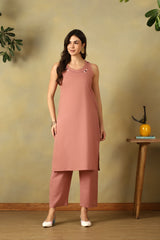 Mauve Tara Kurta Set